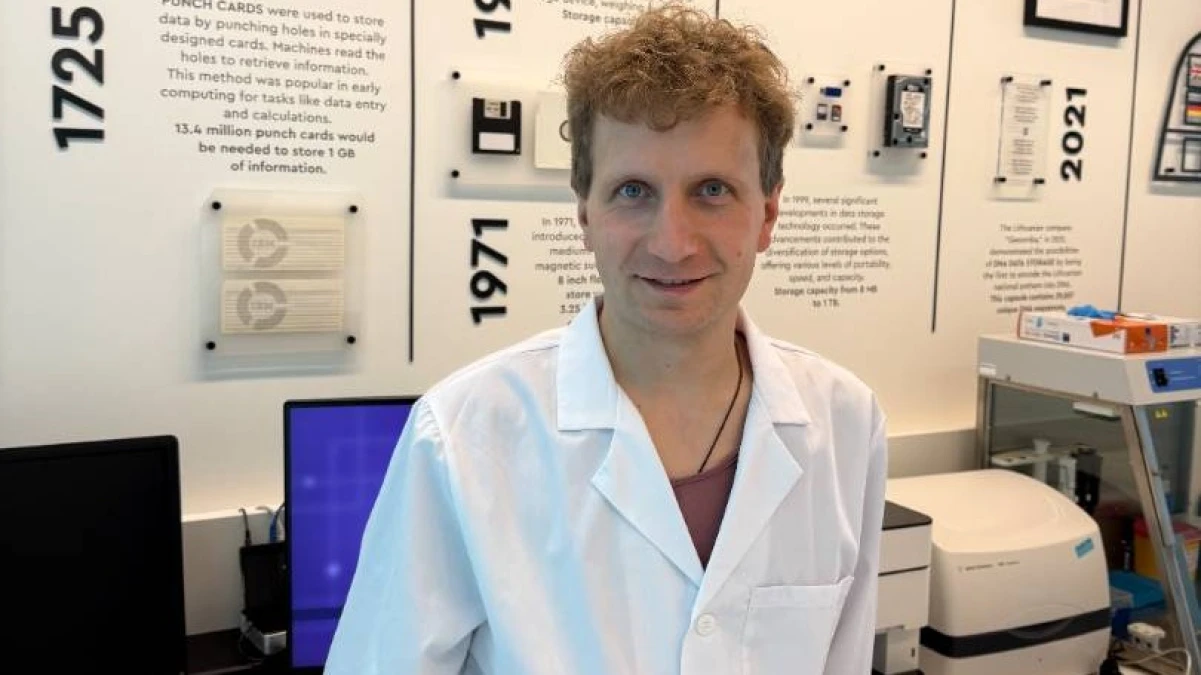 Genetikas ir „Genomikos“ bendraįkūrėjas dr. Lukas Žemaitis. 