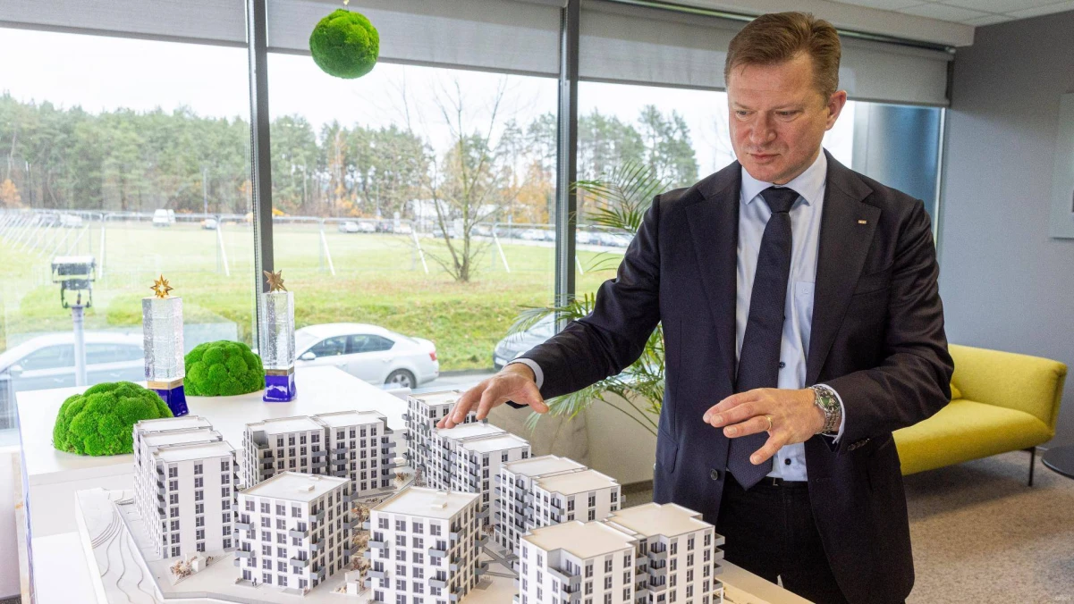 Saulius Putrimas, UAB „Merko statyba“ generalinis direktorius. Vladimiro Ivanovo (VŽ) nuotr.