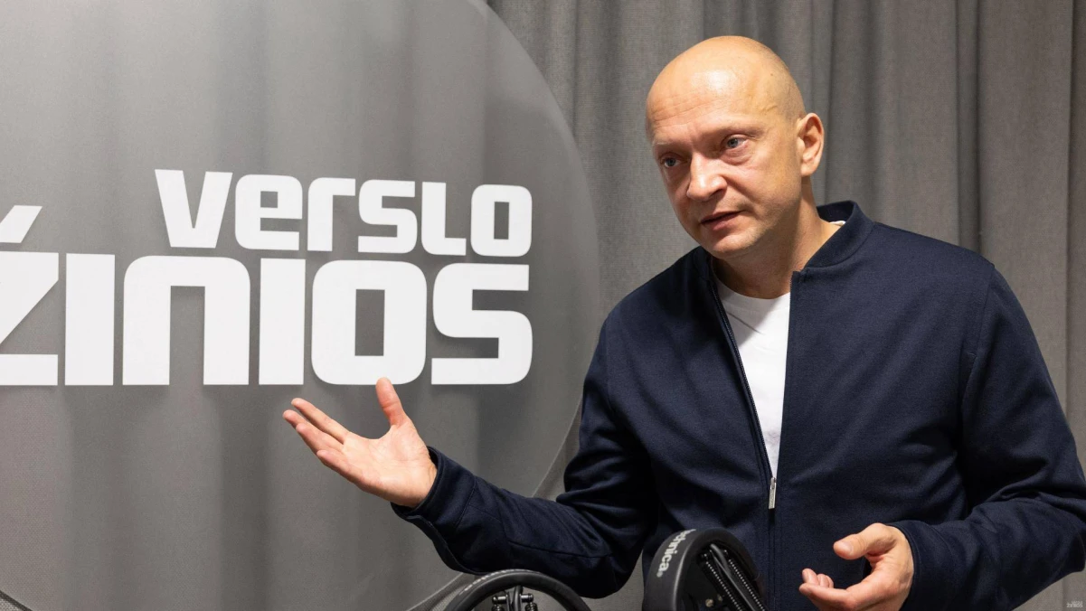 Nerijus Mačiulis, „Swedbank“ vyriausiasis ekonomistas. Juditos Grigelytės (VŽ) nuotr.