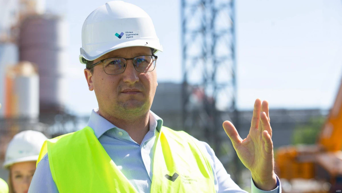 Mantas Burokas, Vilniaus kogeneracinės jėgainės vadovas. Juditos Grigelytės (VŽ) nuotr.