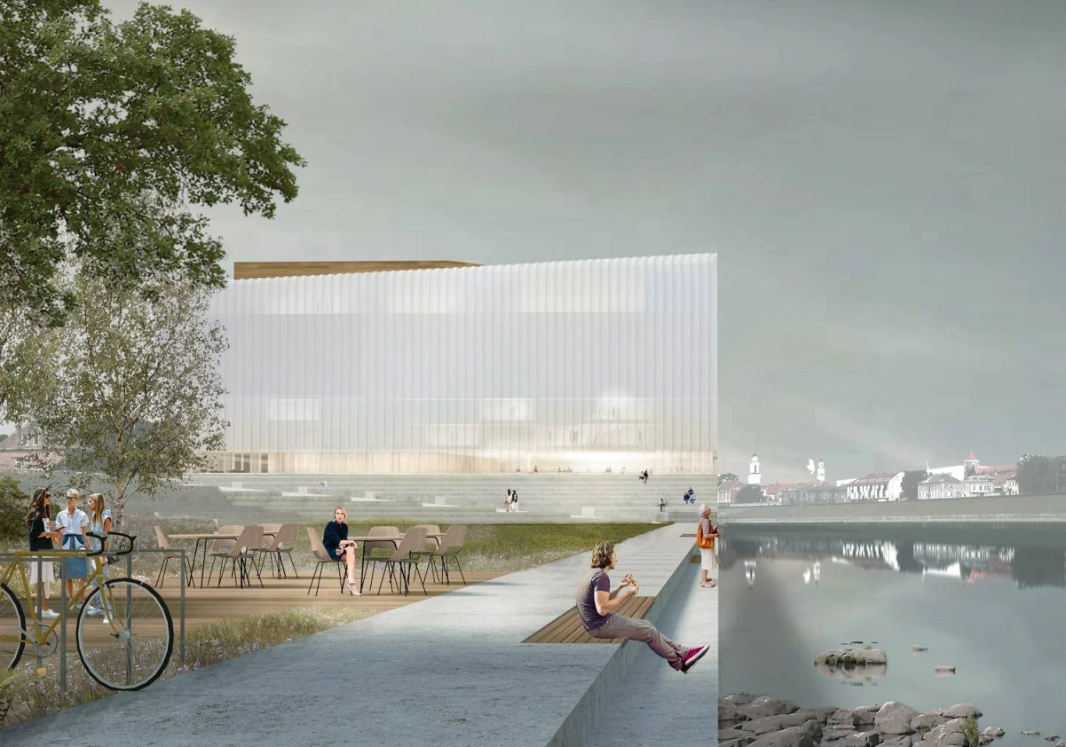 M. K. Čiurlionio koncertų rūmai. „Paleko archstudijos“ vizualizacija.