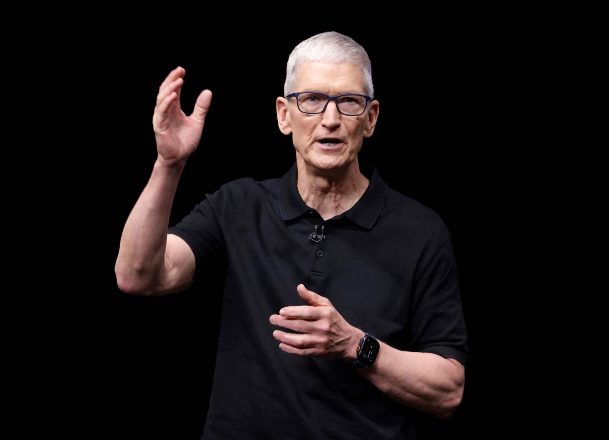 Timas Cookas, „Apple“ vadovas. Justino Sullivano (AFP / „Scanpix“).