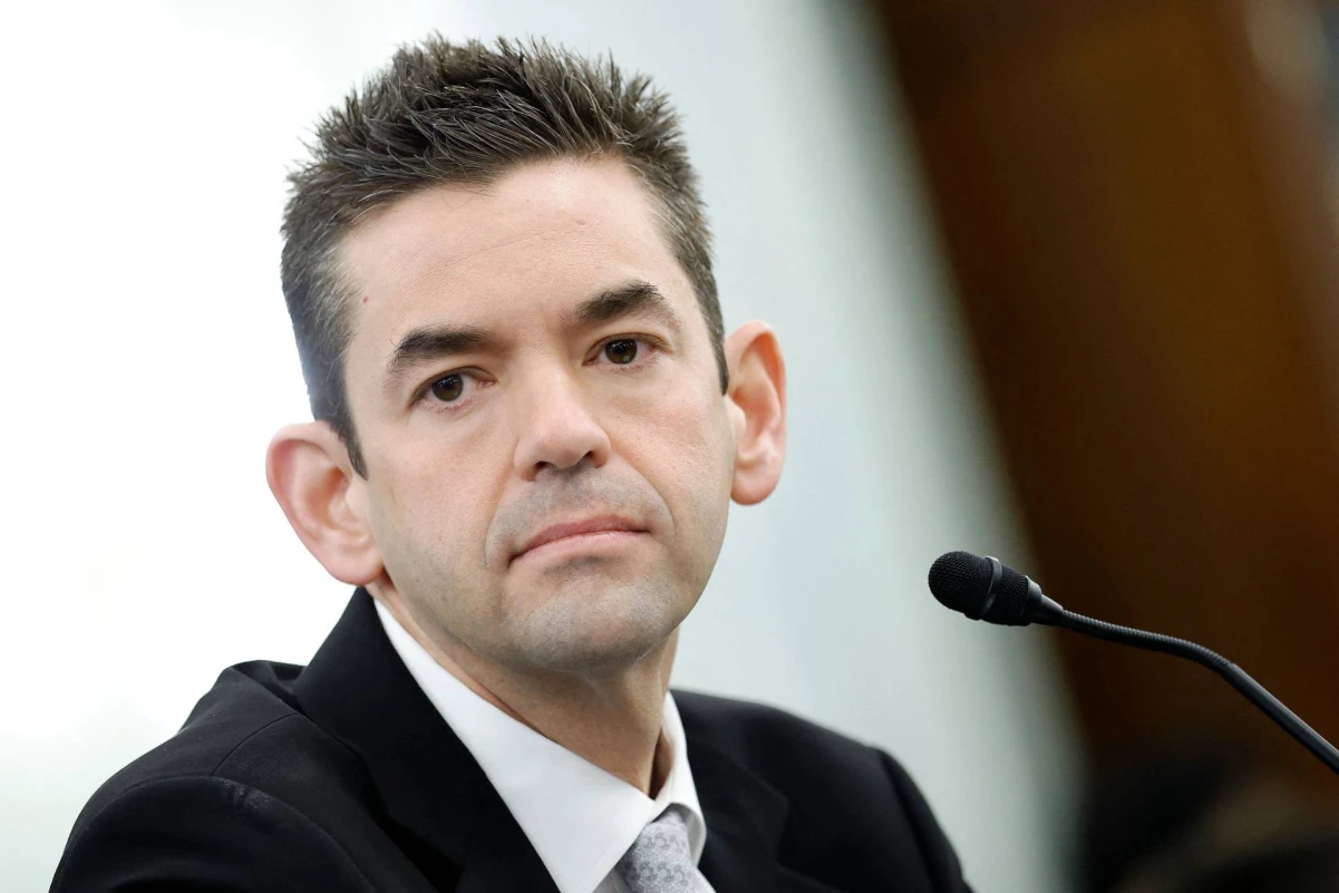 Jaredas Isaacmanas, „Shift4“ įkūrėjas, siūlomas vadovauti NASA. Kevino Dietscho (AFP / „Scanpix“) nuotr.