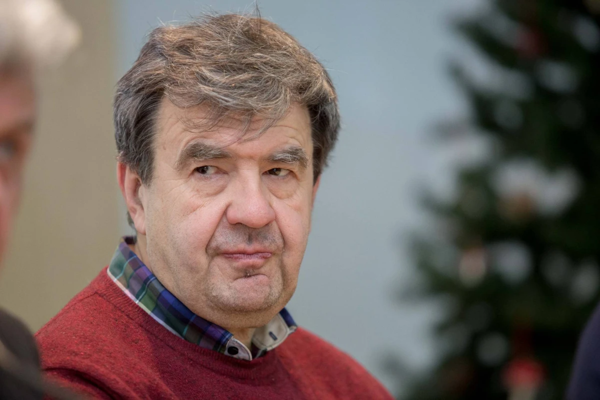 Vytautas Ališauskas, filosofas, diplomatas, Vilniaus universiteto profesorius. Elinsko / BNS nuotr. 