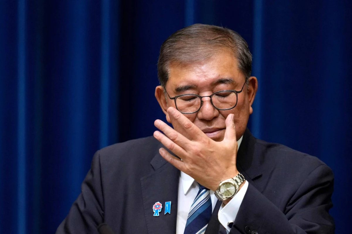 Shigeru Ishiba, Japonijos premjeras. Toru Hanai (AFP / „Scanpix“) nuotr.