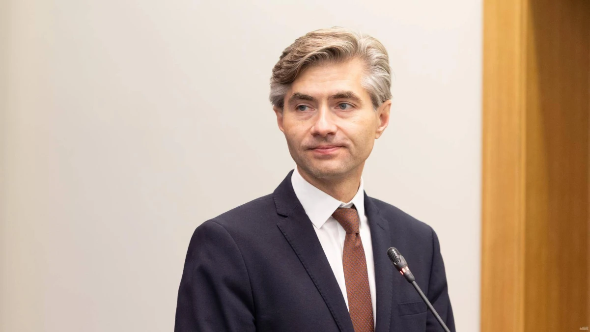 Kęstutis Budrys, užsienio reikalų ministras. Juditos Grigelytės (VŽ) nuotr.