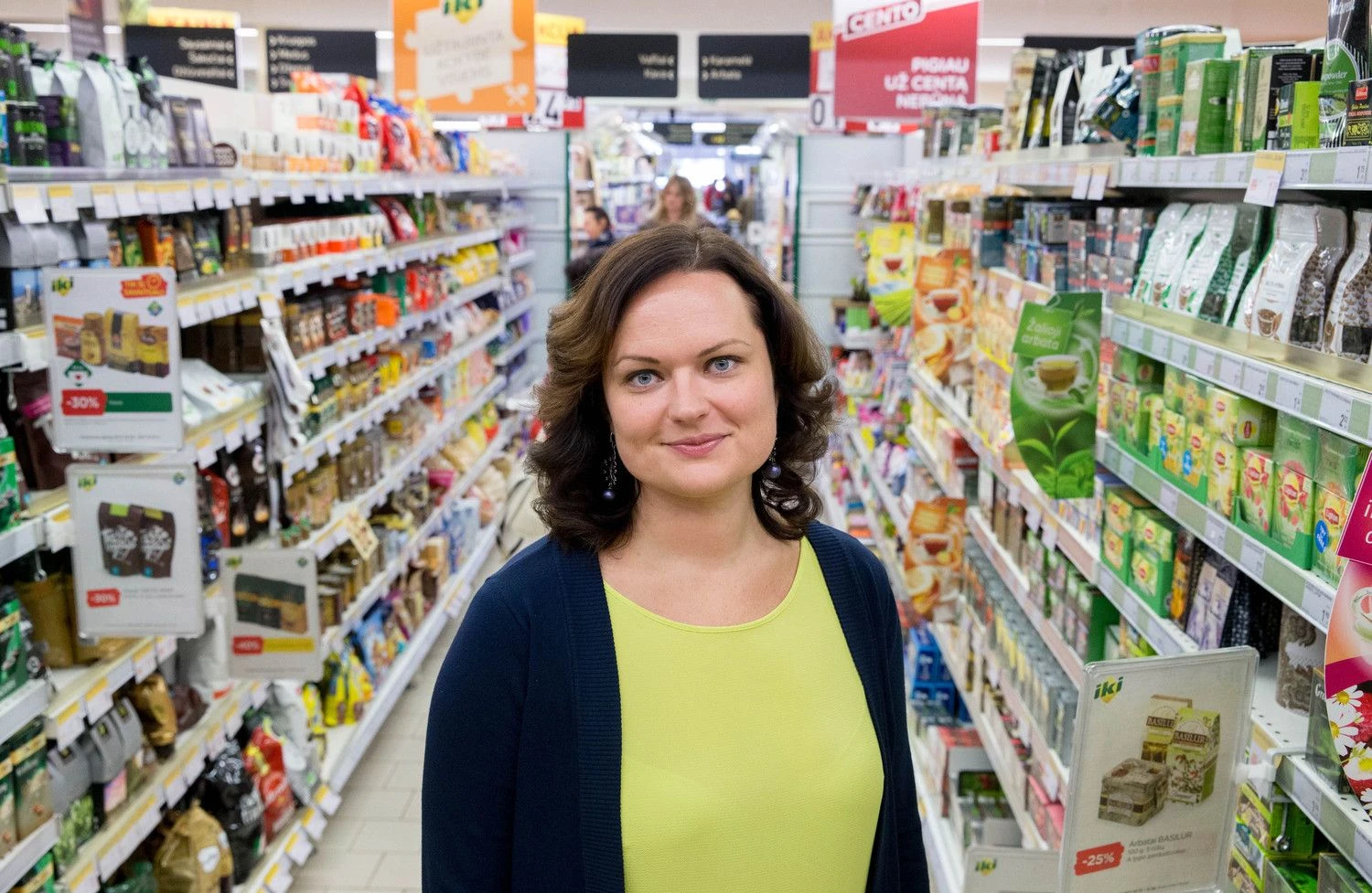 Lina Muižienė, „Iki“ Rinkodaros departamento direktorė: „Kol kas anksti kalbėti apie ateinančiuosius ir detalizuoti, kas laukia po „Rimi“ ir „Iki“ jungtuvių, kaip keisis prekių ženklai ir rinkodaros žingsniai. Visa tai pamatysime kitąmet.“ 
 Juditos Grigelytės (VŽ) nuotr.
