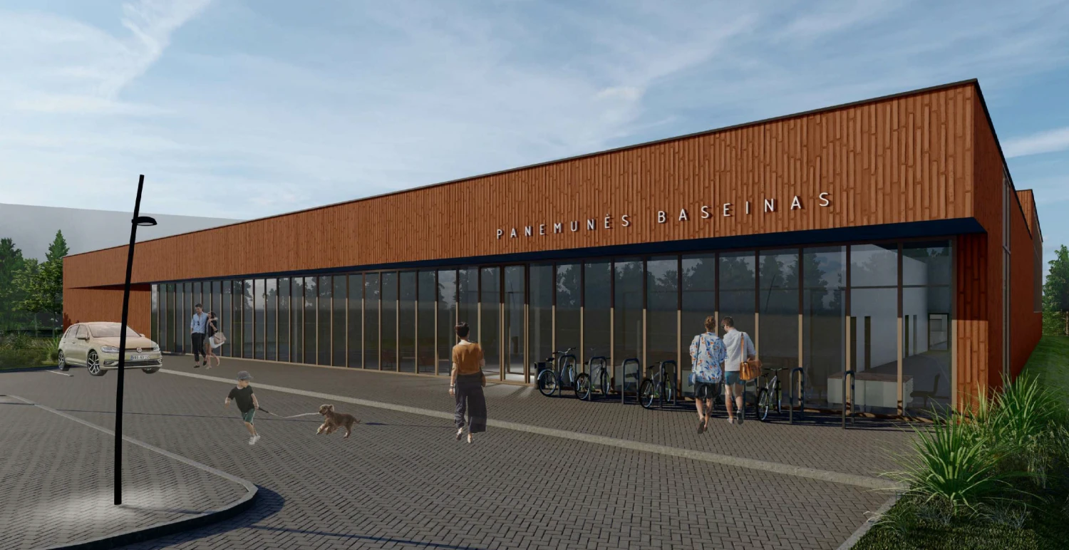 Panemunės baseino vizualizacija.