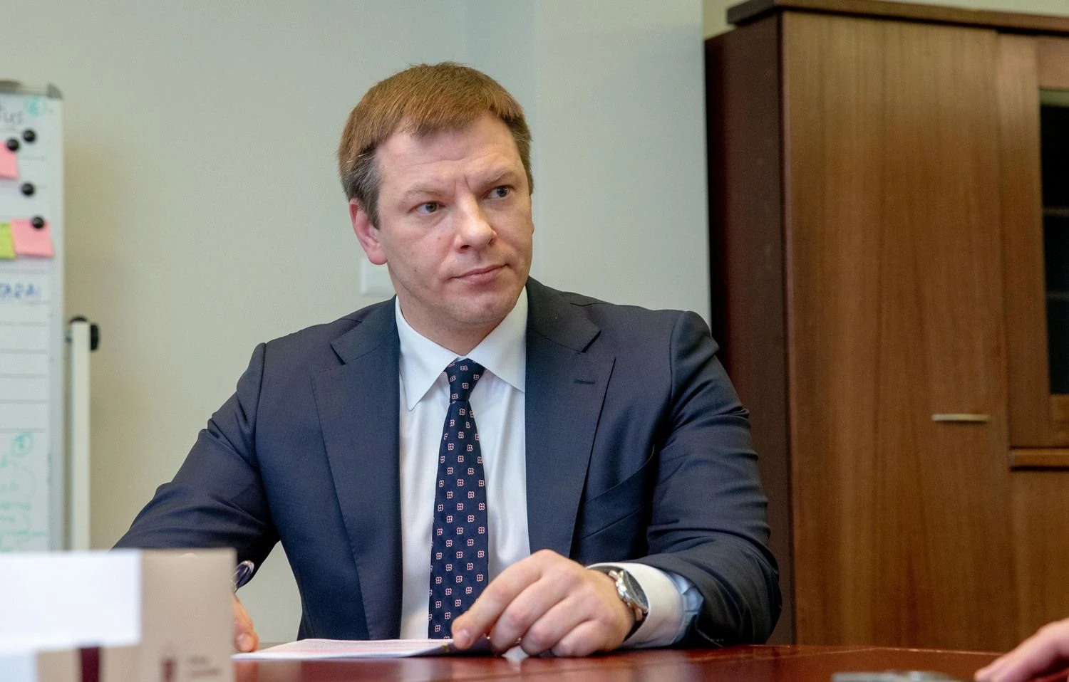 Finansų ministras Vilius Šapoka. Juditos Grigelytės (VŽ) nuotr.