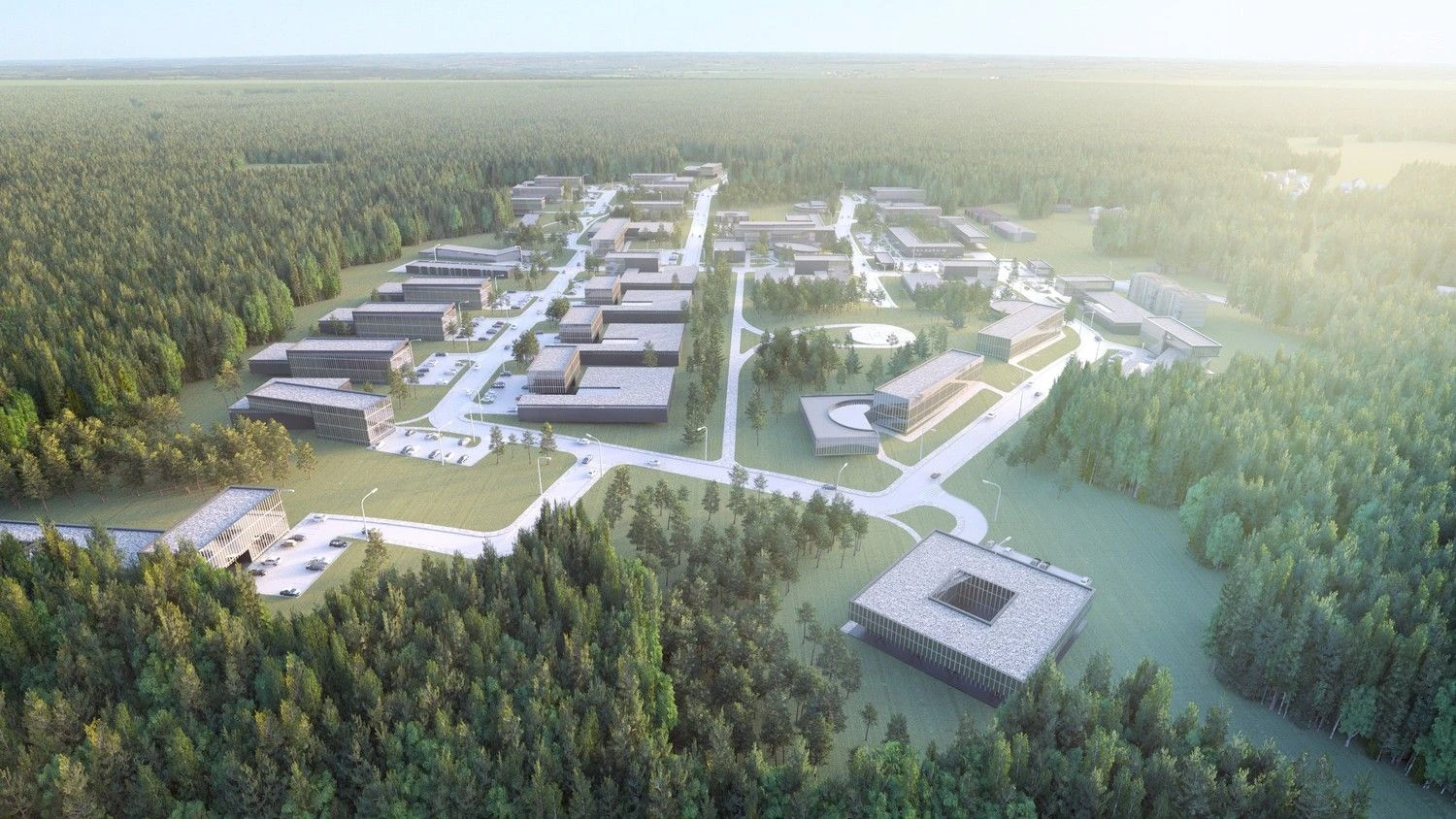 Vilniaus inovacijų pramonės parko vizualizacija.