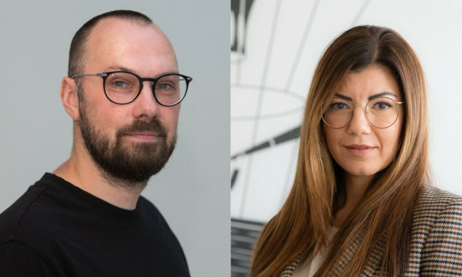 Darius Dužinskas, „Baltic Amadeus“ personalo vadovas ir Henrika Bivainienė, „Amston“ direktorė. VŽ koliažas.