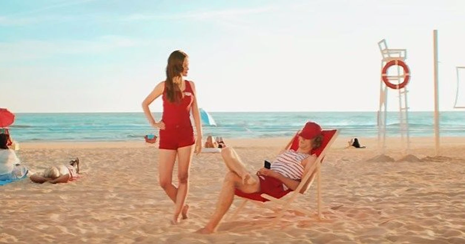 Kadras iš „Ežio“ reklamos.
