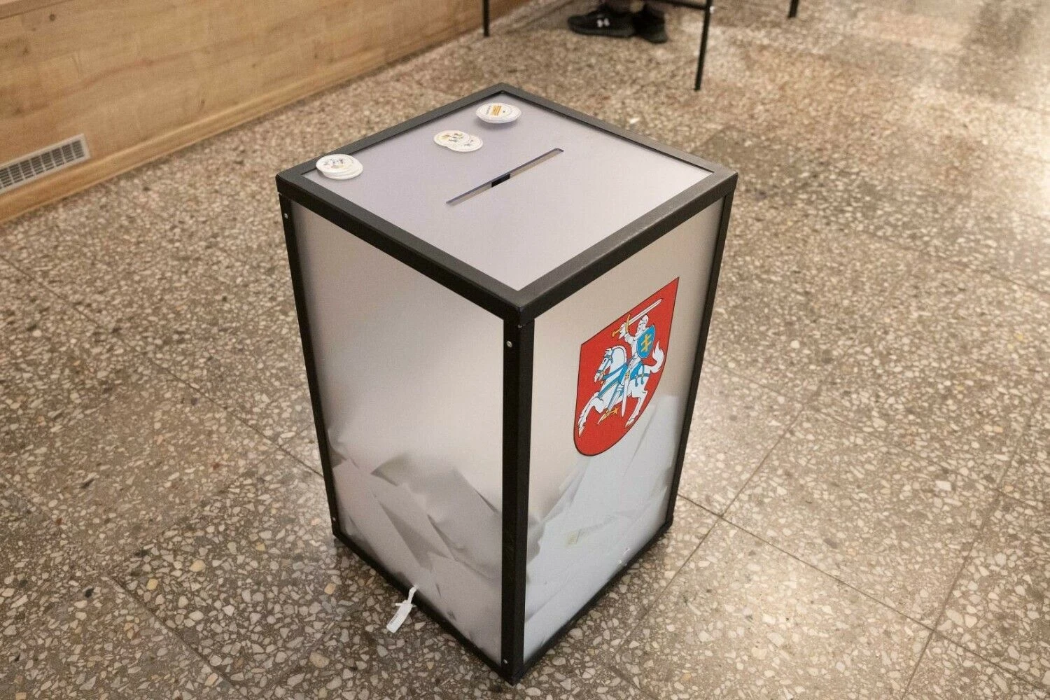 Seimo rinkimai, balsavimas. Juditos Grigelytės (VŽ) nuotr.