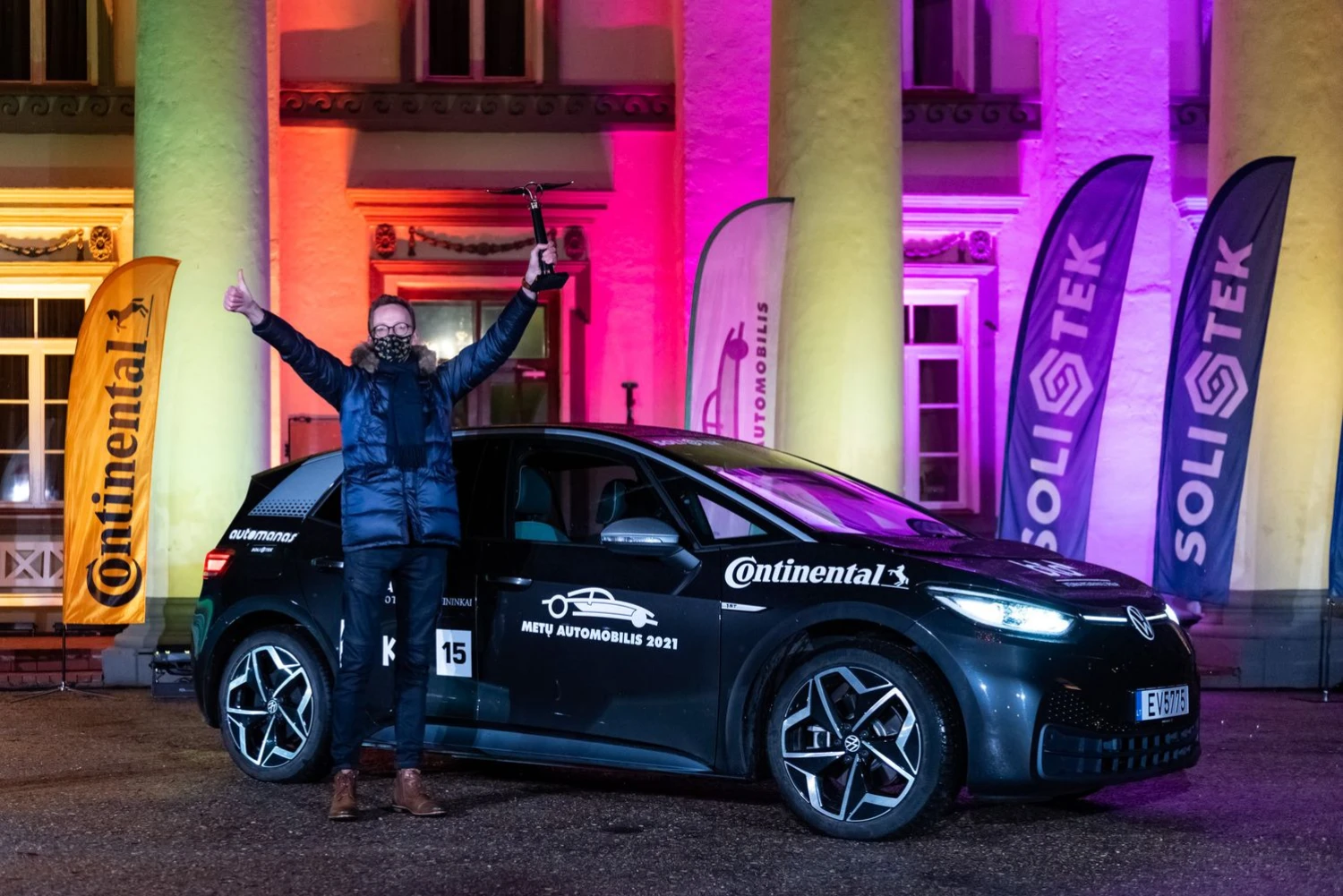 VW ID.3 - „Lietuvos metų automobilis 2021“. Vytauto Pilkausko nuotr.
