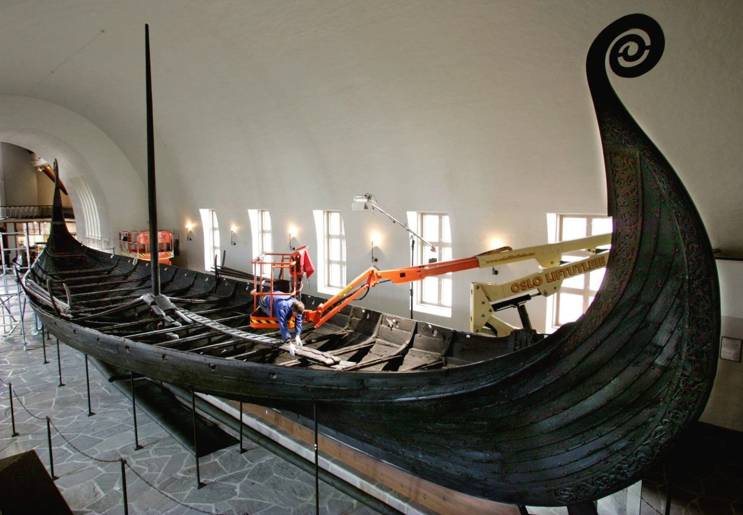 Vikingų laivų muziejuje prie Oslo. Jono Hauge's/„Aftenposten“ („SCANPIX“) nuotr. 