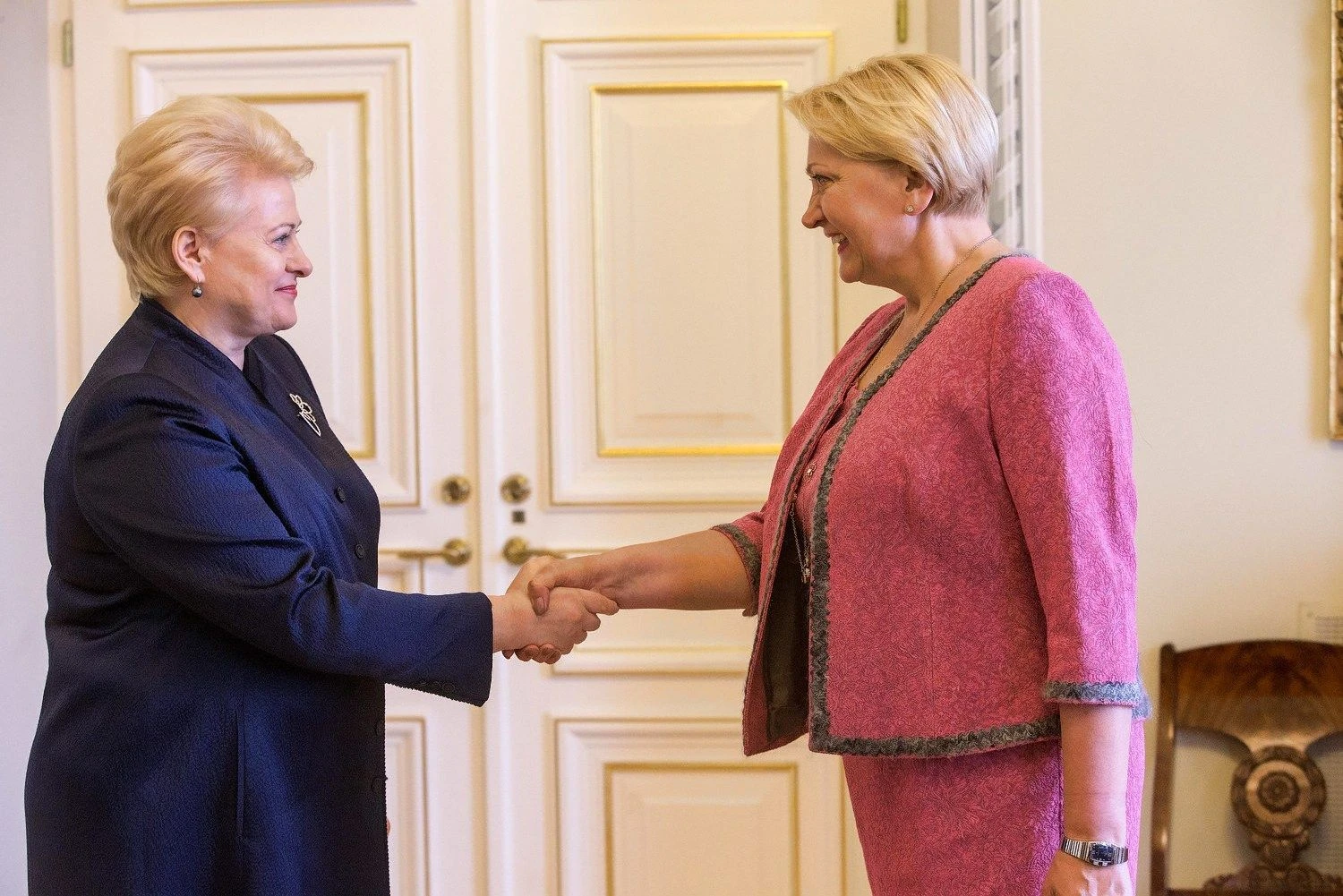 Prezidentė susitiko su kandidate į finansų ministrus Rasa Budbergyte  . Vladimiro Ivanovo (VŽ) nuotr.