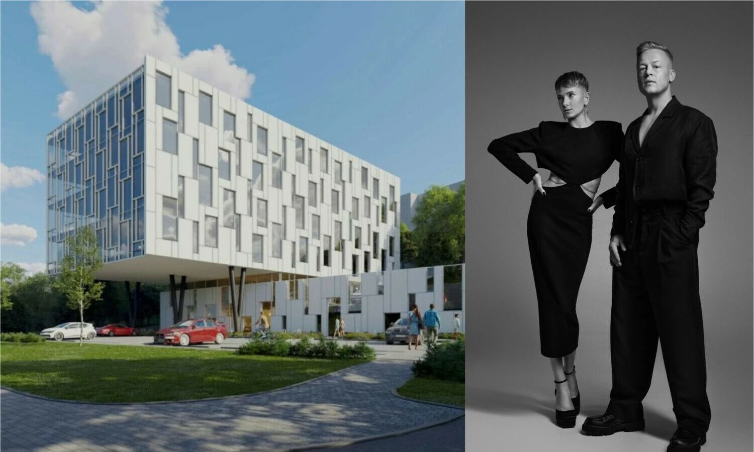 Reda Bernotaitė, VšĮ „Brazzisocial“ vadovė, ir Tomas Brazinskas, UAB „Brazzistudio“ įkūrėjas. VŽ koliažas.