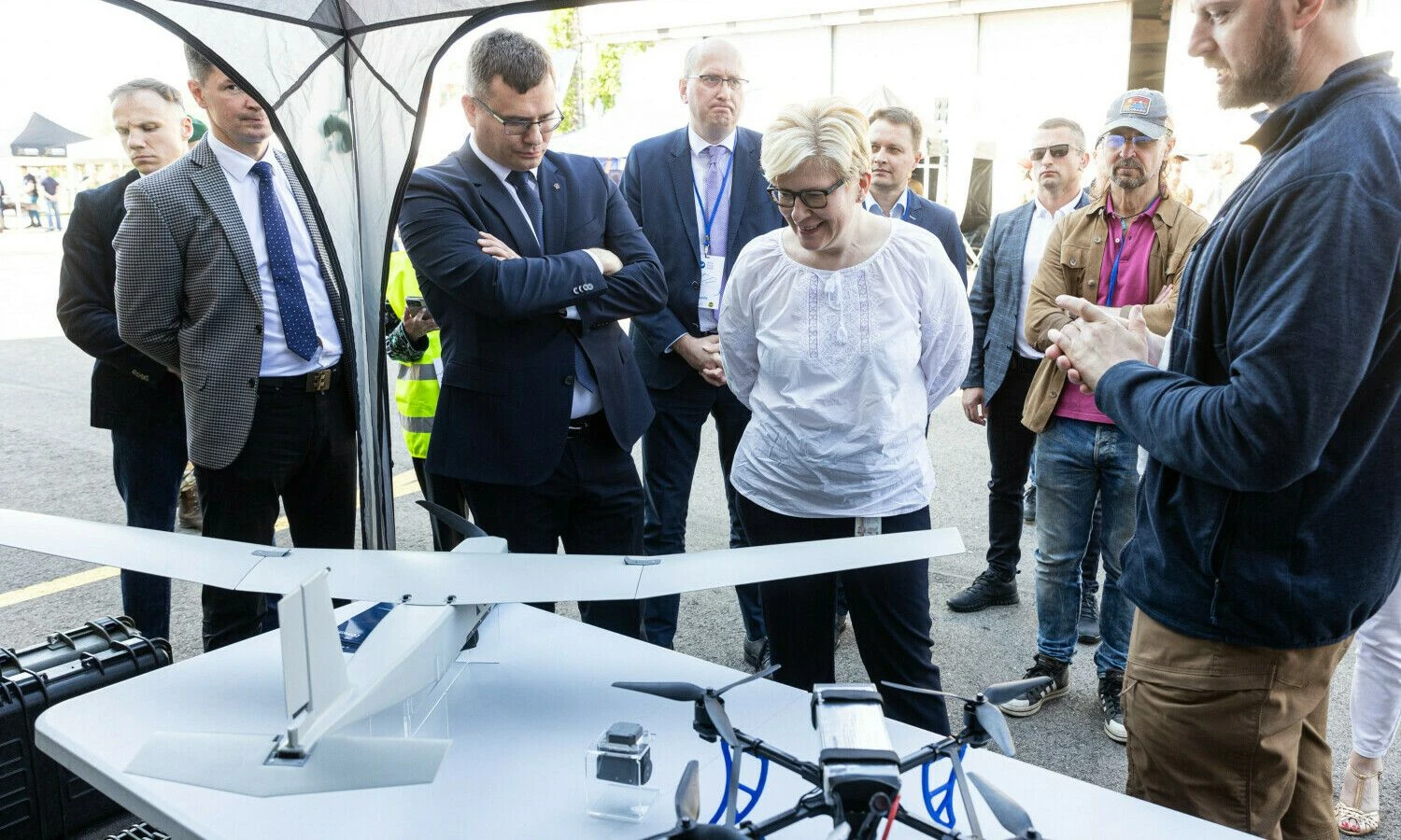 „Dronų diena 2024“. Pauliaus Peleckio (BNS) nuotr.