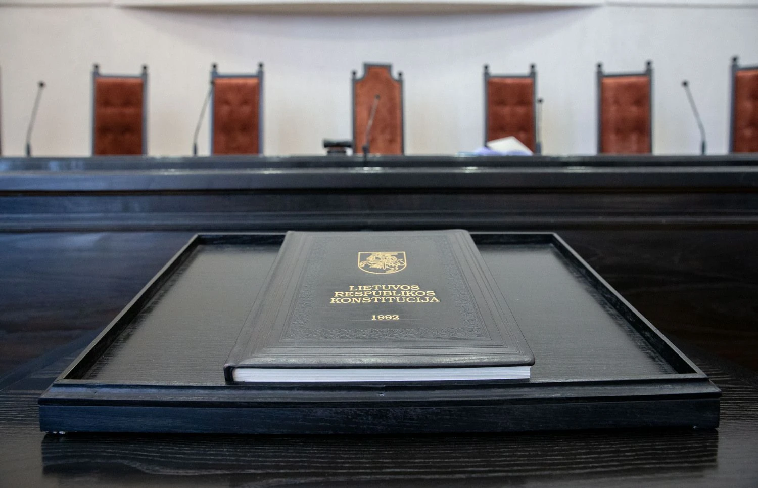 Konstitucinio Teismo posėdžių salė. Juditos Grigelytės (VŽ) nuotr.