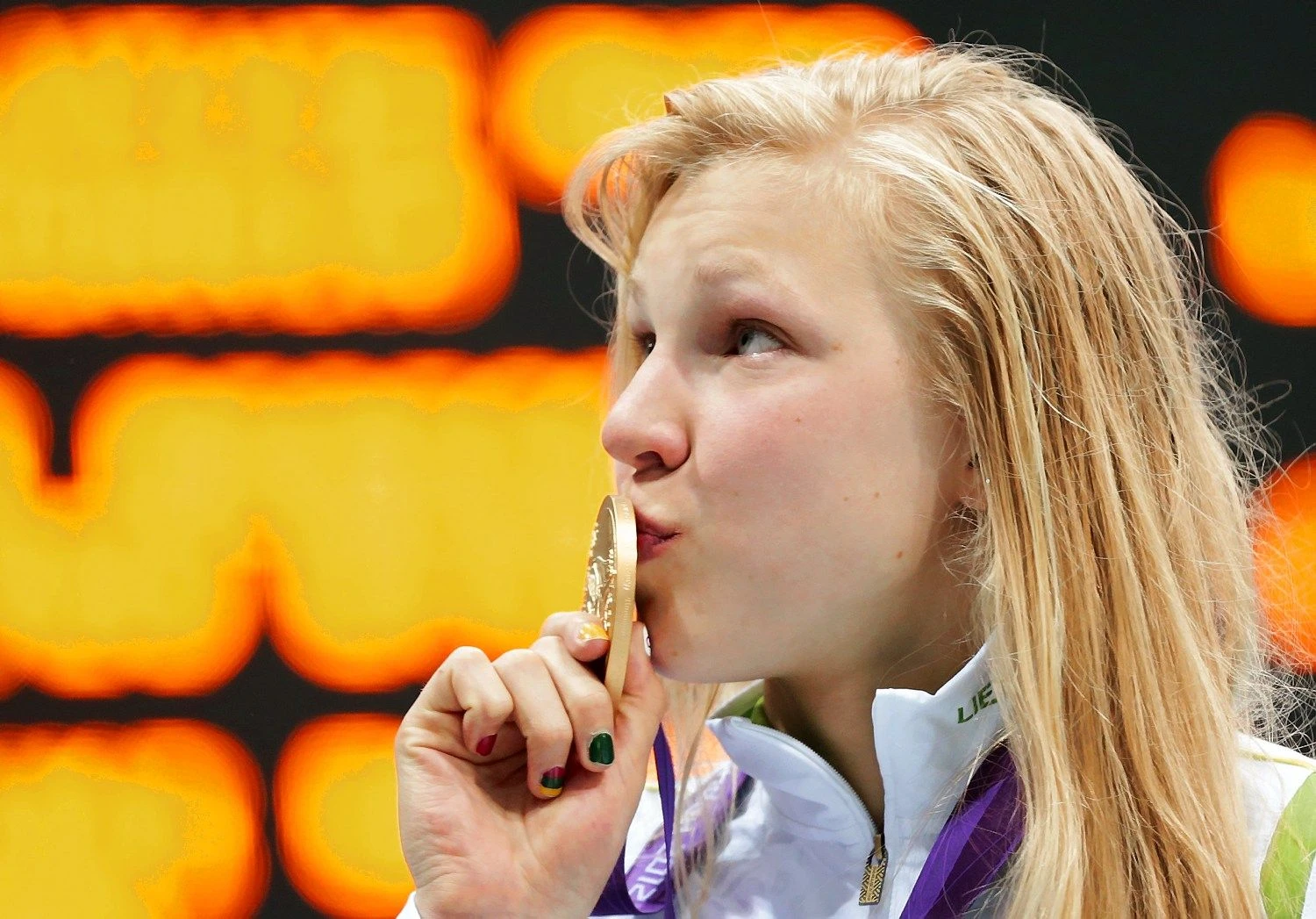 Olimpinė čempionė Rūta Meilutytė. Timo Wimborne‘o („Reuters“/„Scanpix“) nuotr.