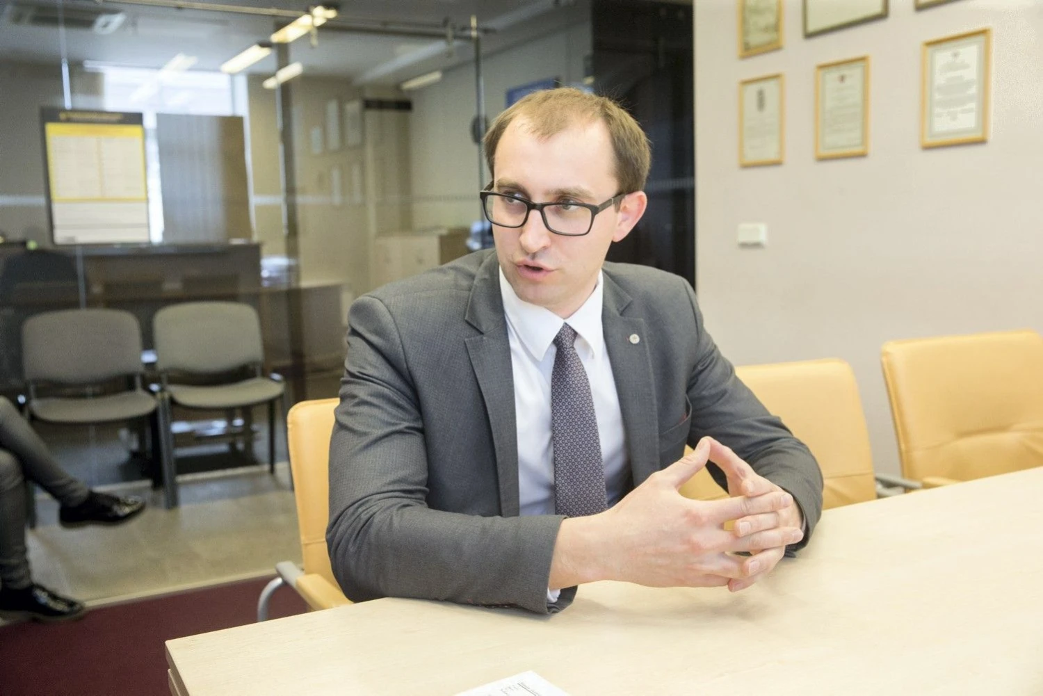 Valstybinės duomenų apsaugos inspekcijos direktorius Raimondas Andrijauskas. Juditos Grigelytės (VŽ) nuotr.