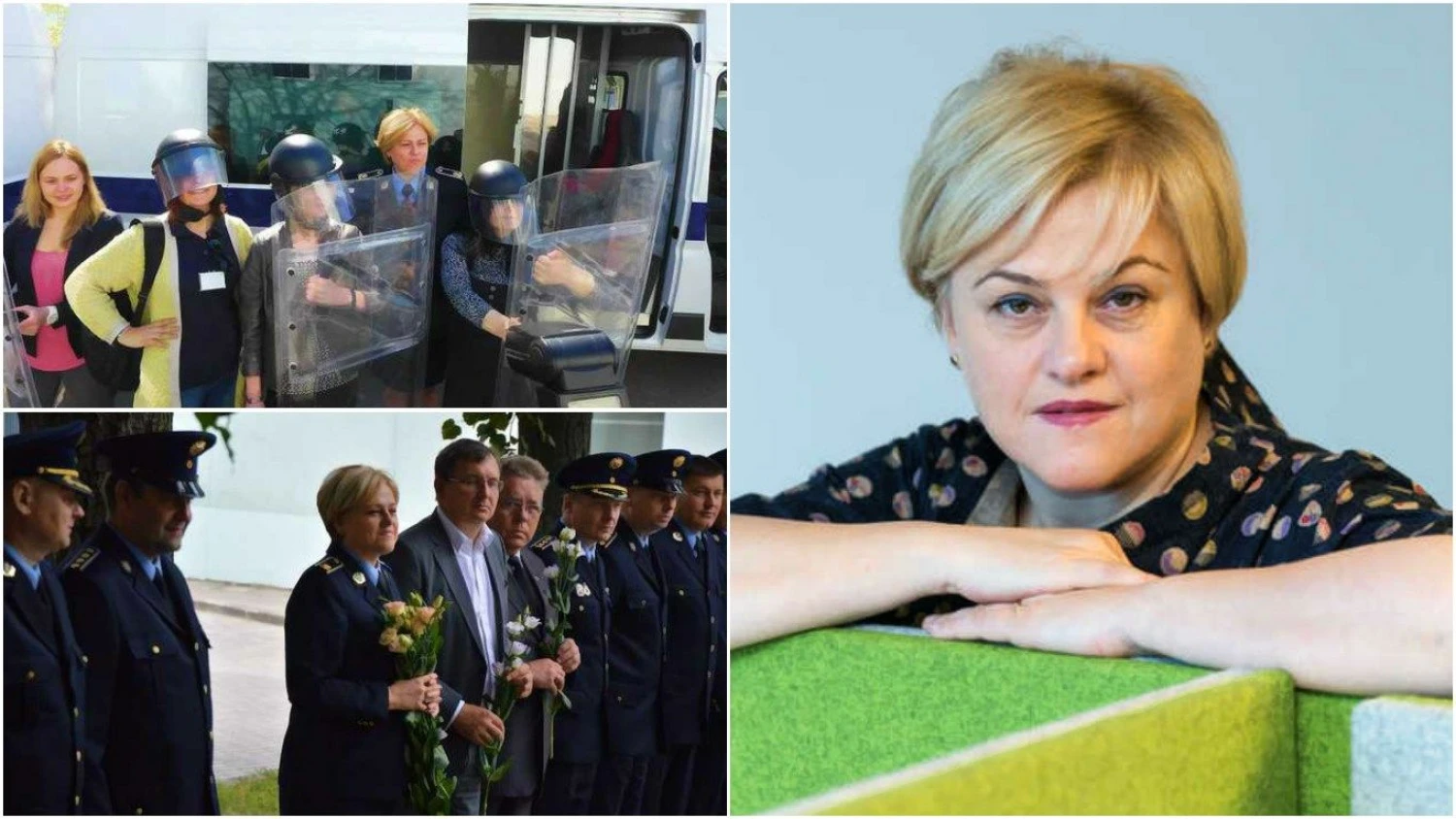 „Laikausi principo: geriausia kritika – padaryti geriau“, – sako generolė Živilė Mikėnaitė, Kalėjimų departamento prie Lietuvos Respublikos teisingumo ministerijos direktorė. VŽ montažas.
