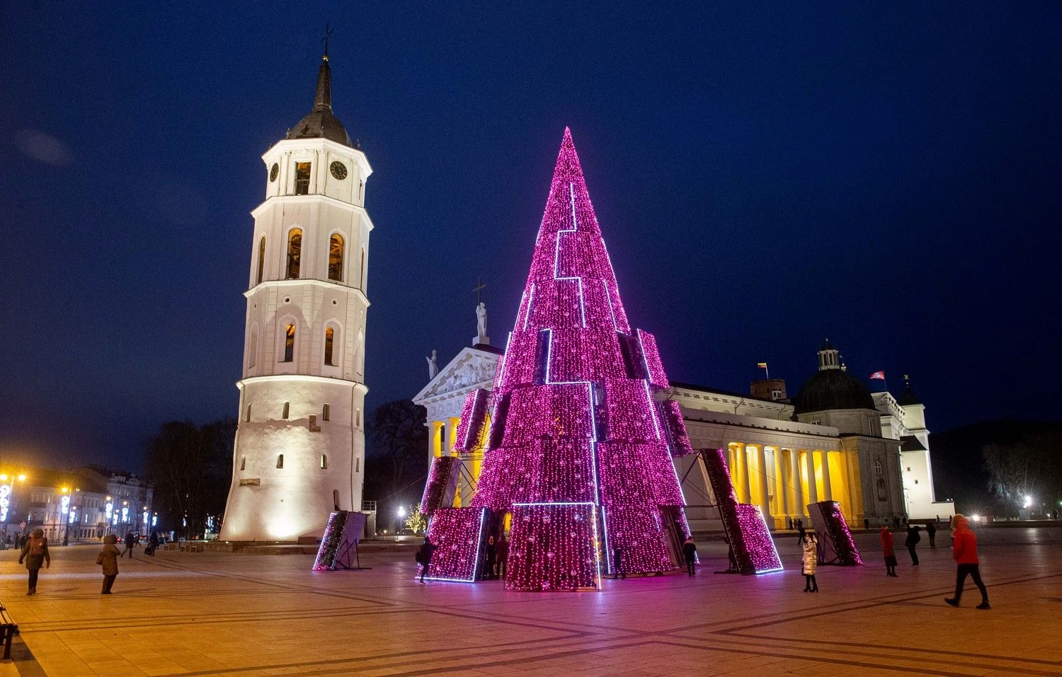 Kalėdinė eglutė Vilniaus Katedros a. Juditos Grigelytės (VŽ) nuotr.