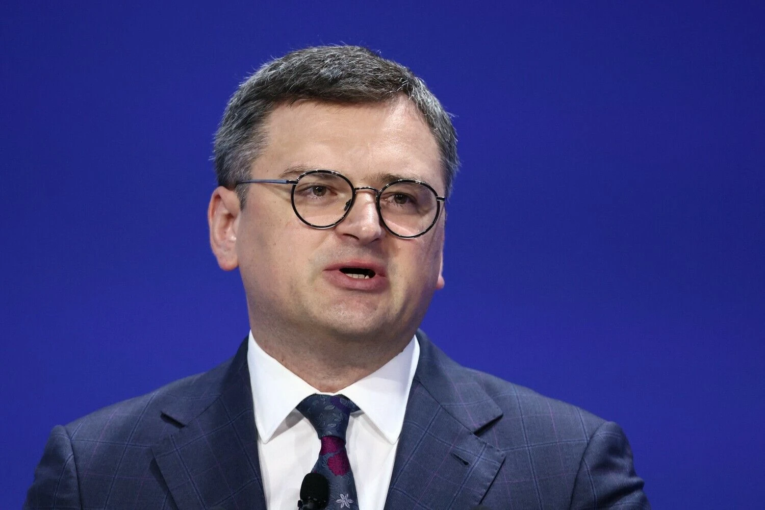 Dmytro Kuleba, Ukrainos užsienio reikalų ministras. Henry Nicholso (AFP/„Scanpix“) nuotr.