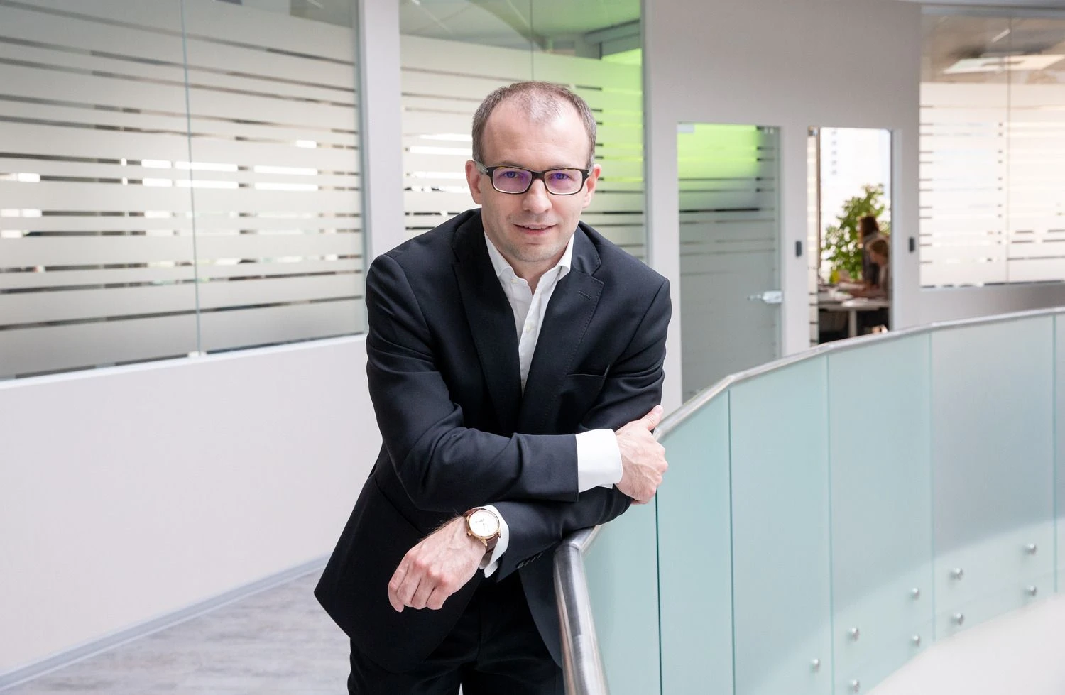 Justinas Basalykas, bankinių paslaugų UAB „Stanhope Financial“, veikiančios su prekės ženklu „SH Payments“, vadovas. Juditos Grigelytės (VŽ) nuotr.