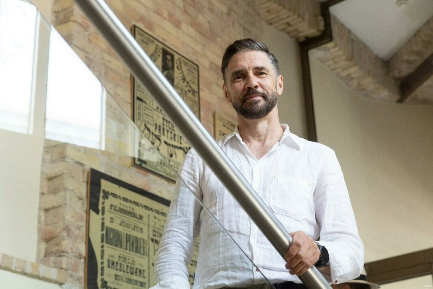 Dr. Simonas Strelcovas, Vilniaus Gaono žydų istorijos muziejaus direktorius. Juditos Grigelytės (VŽ) nuotr.