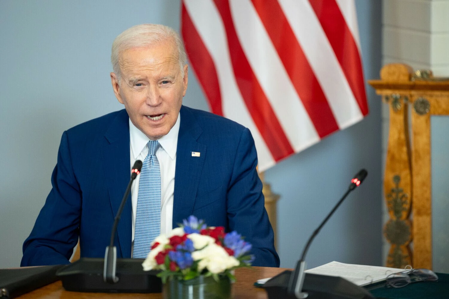 Joe Bidenas, JAV prezidentas. Luko Balandžio (BNS) nuotr.