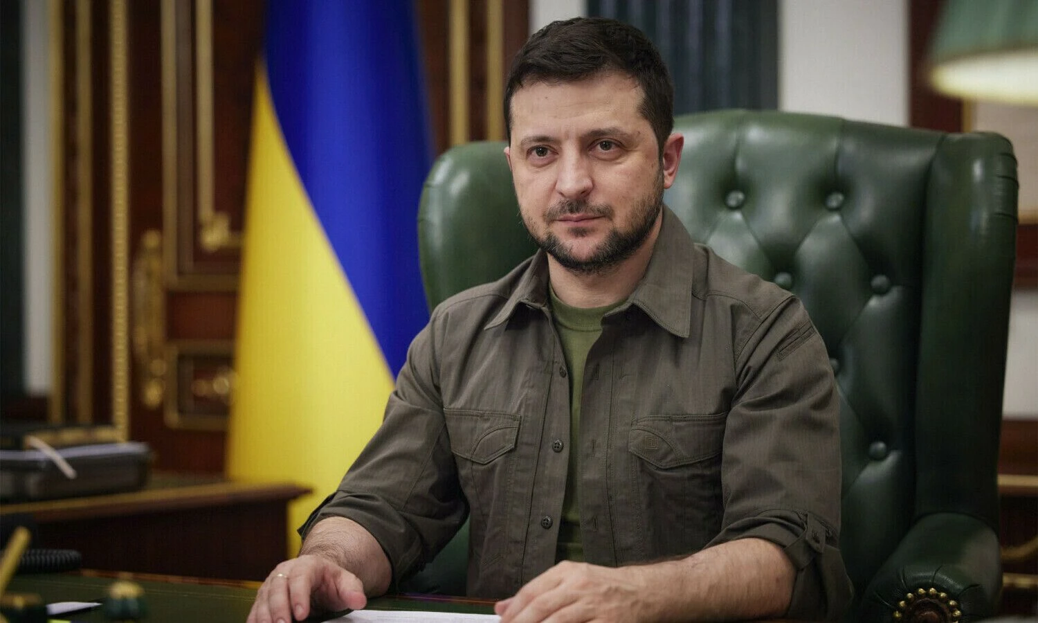 Volodymyras Zelenskis, Ukrainos prezidentas. (AFP/„Scanpix“) nuotr.