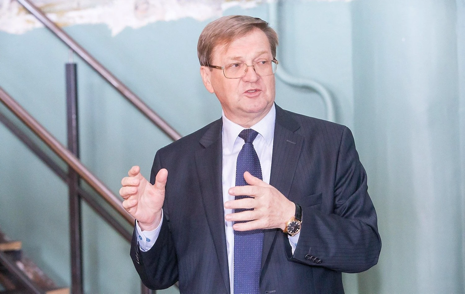 Stasys Dailydka, AB „Lietuvos geležinkeliai“ generalinis direktorius. Juditos Grigelytės (VŽ) nuotr.