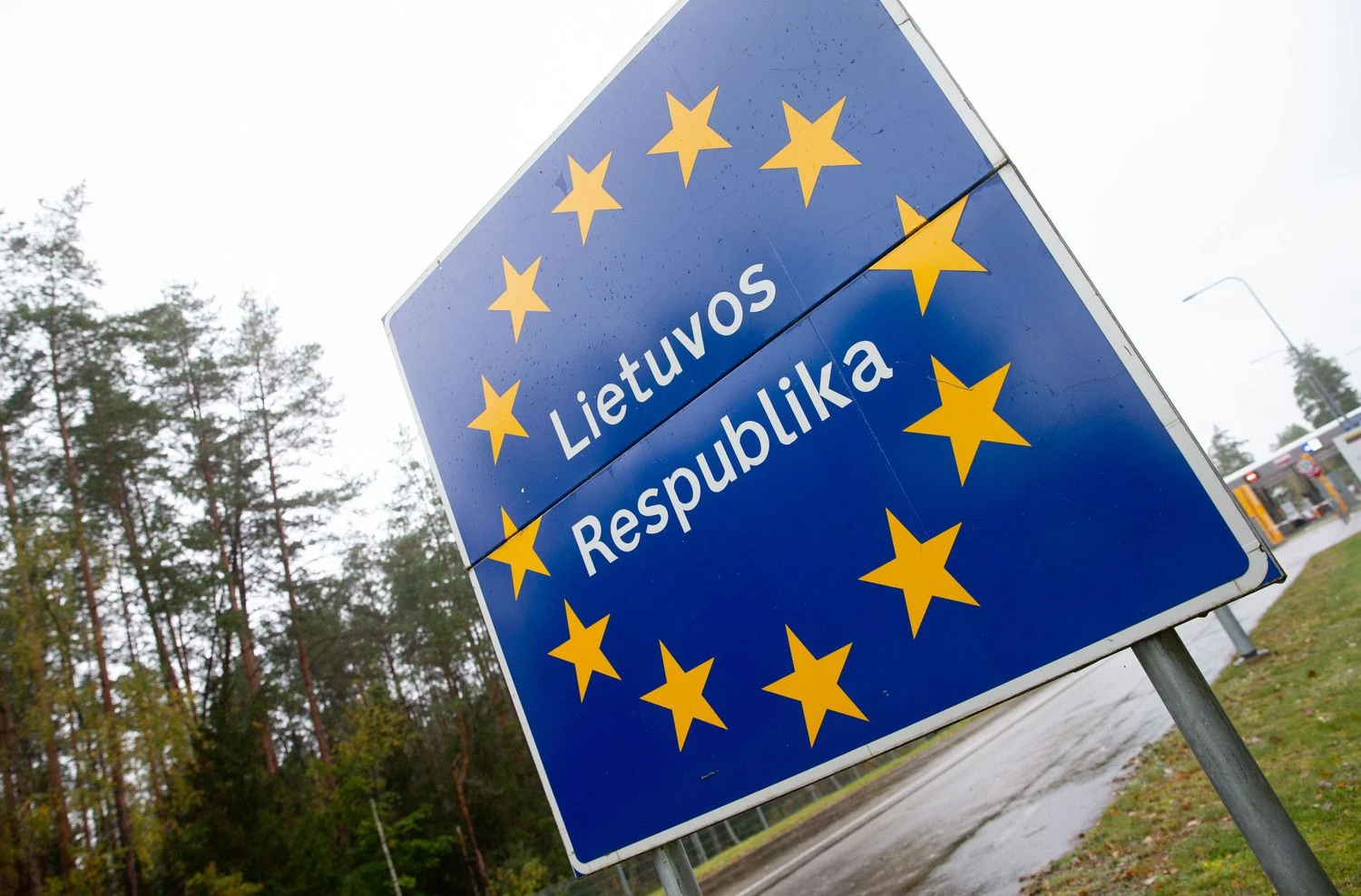 Latežerio pasienio kontrolės punktas ties Baltarusija. Juditos Grigelytės (VŽ) nuotr.