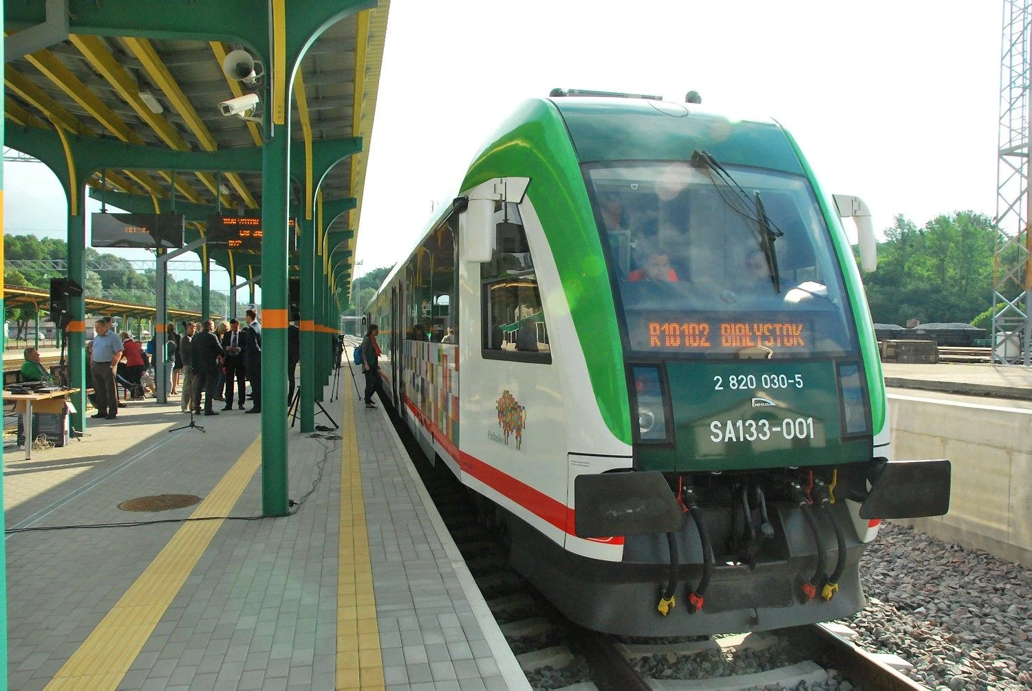 2016 06 19. Atidaromas naujas traukiniø mar?rutas Kaunas-Balstog? nauja europine „Rail Baltica“ v??e. Indr?s Sesart?s nuotr.