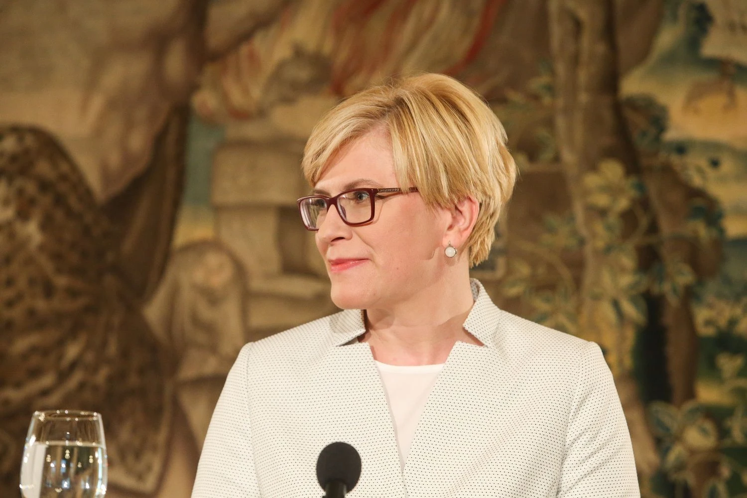 Ingrida Šimonytė BNS spaudos konferencijoje. Vladimiro Ivanovo (VŽ) nuotr.