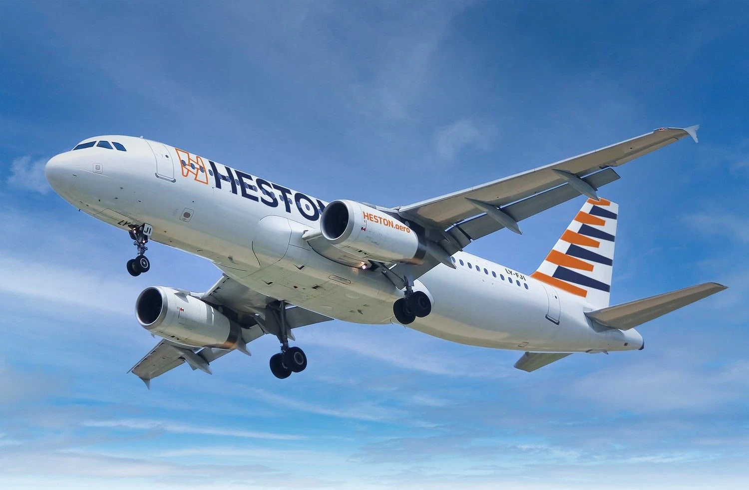 „Heston Airlines“ veiklą pradės su trimis „Genesis“ teikiamais A320 lėktuvais. Įmonės nuotr.
