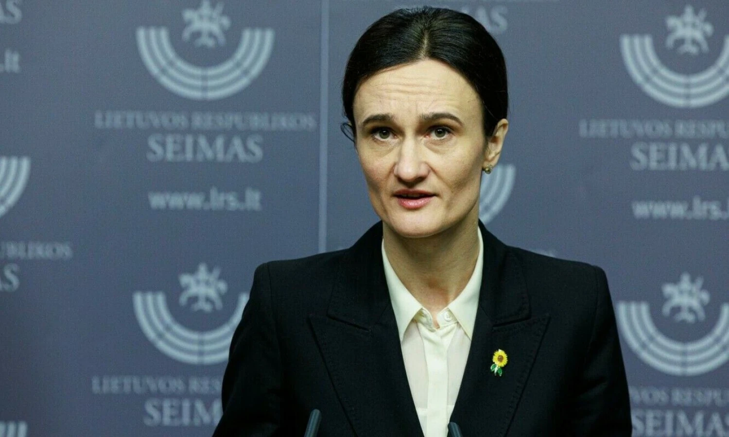Seimo pirmininkė Viktorija Čmilytė-Nielsen. Vladimiro Ivanovo (VŽ) nuotr.