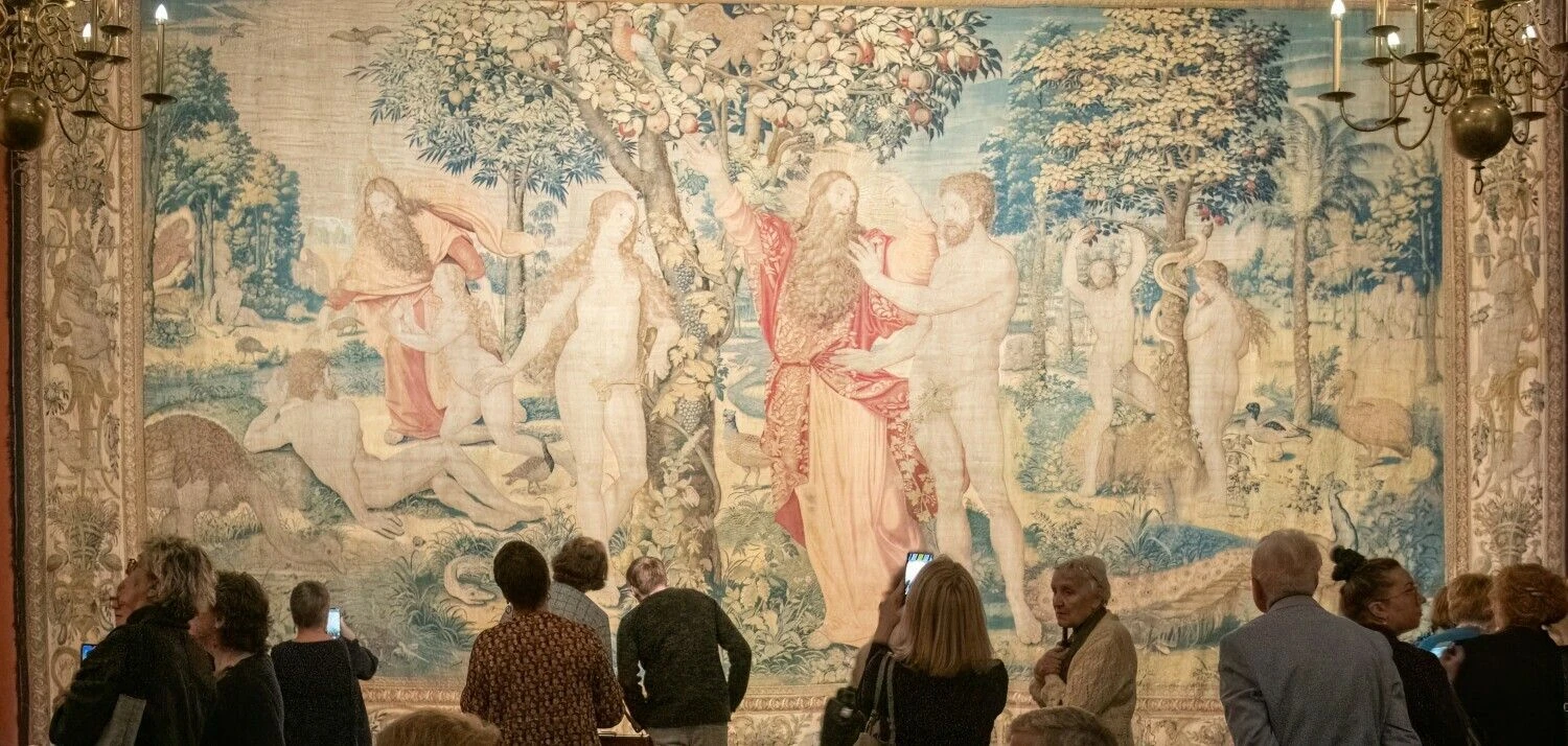 Parodoje „Žygimanto Augusto gobelenai Vilniuje“. Valdovų rūmų muziejaus nuotr.