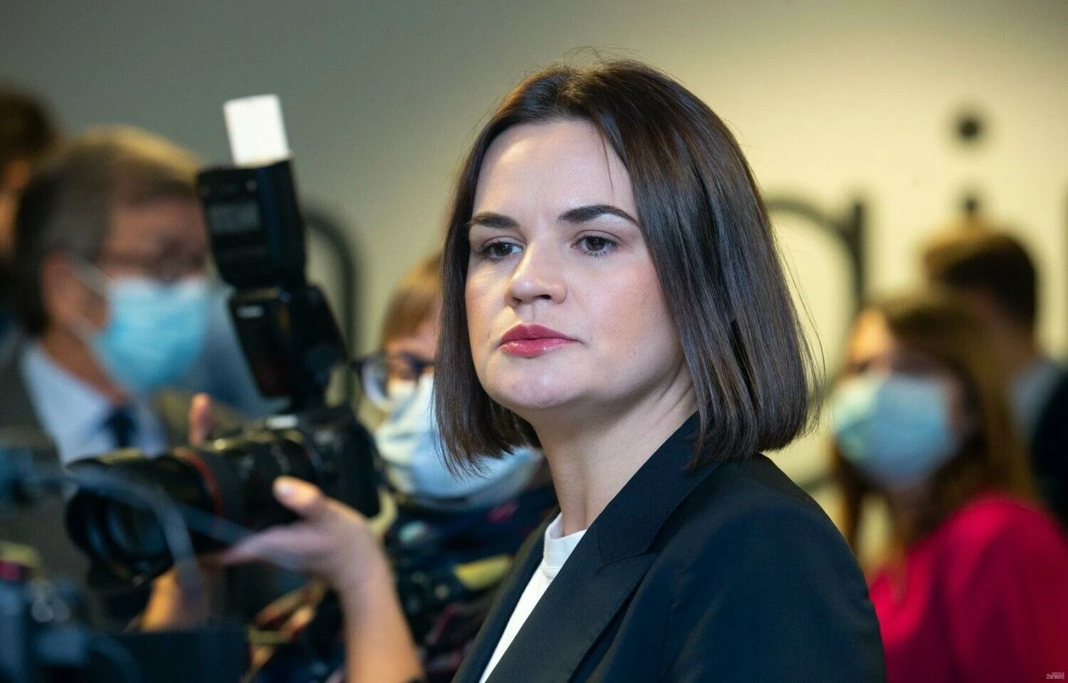 Sviatlana Cichanouskaja, Vilniuje gyvenanti Baltarusijos opozicijos lyderė. Juditos Grigelytės (VŽ) nuotr.