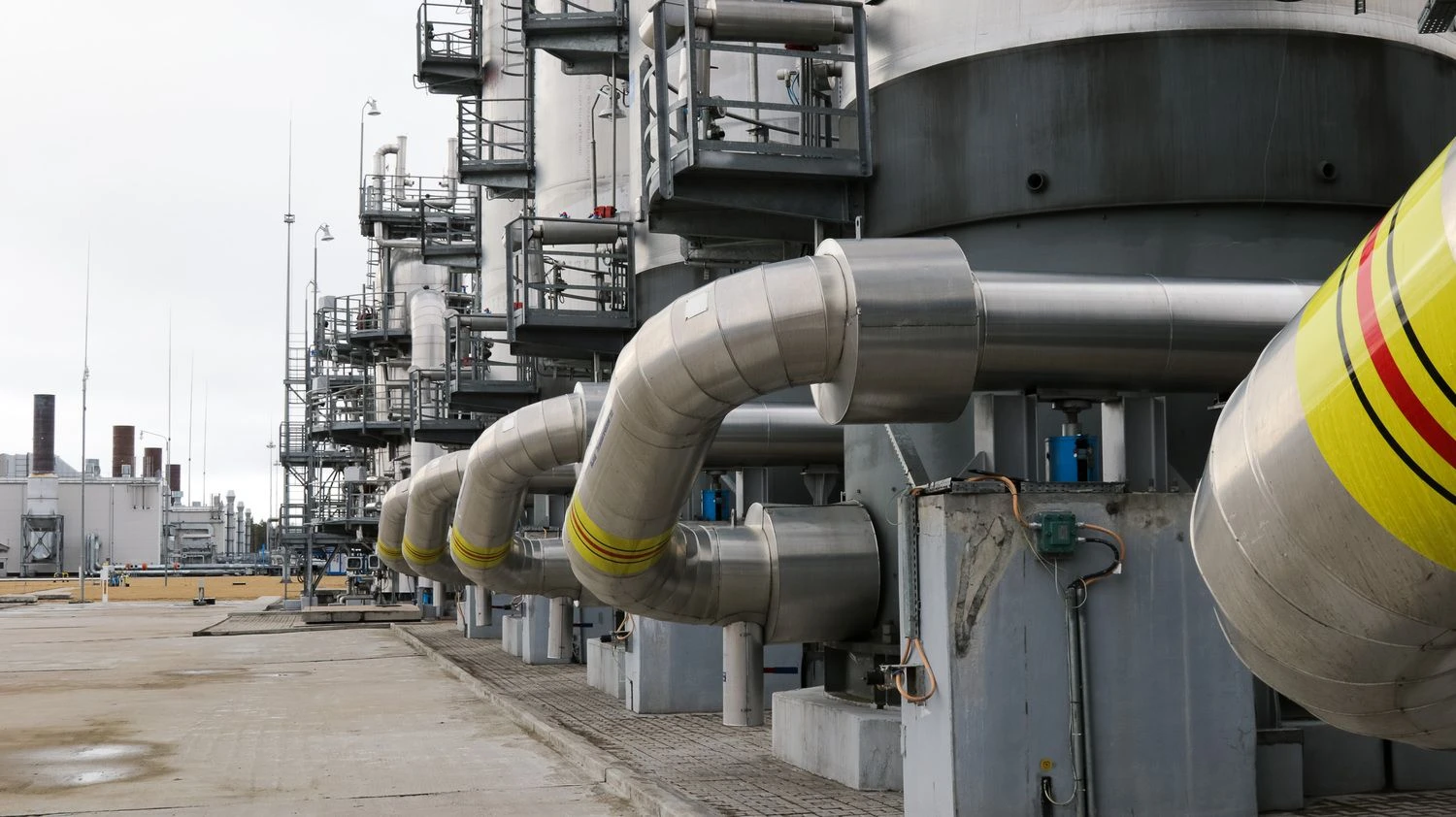 „Nord Stream“ kompresorinė Rusijoje. Naglio Navako (VŽ) nuotr.