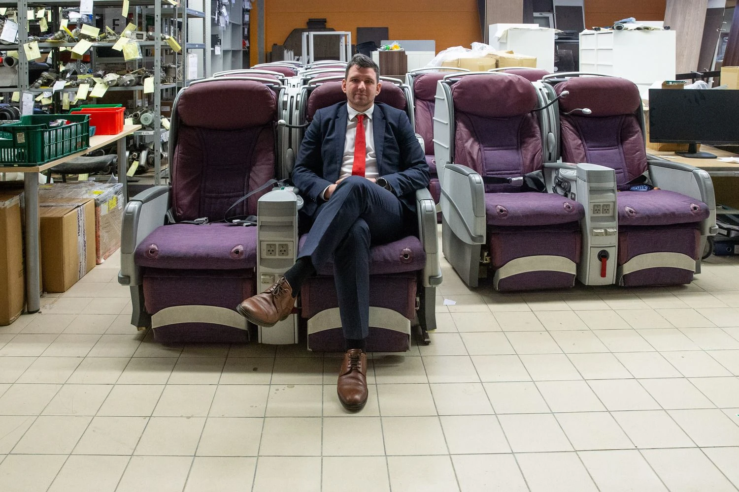 Povilas Padaiga, UAB „Aviatic MRO“ direktorius. Vladimiro Ivanovo (VŽ) nuotr.