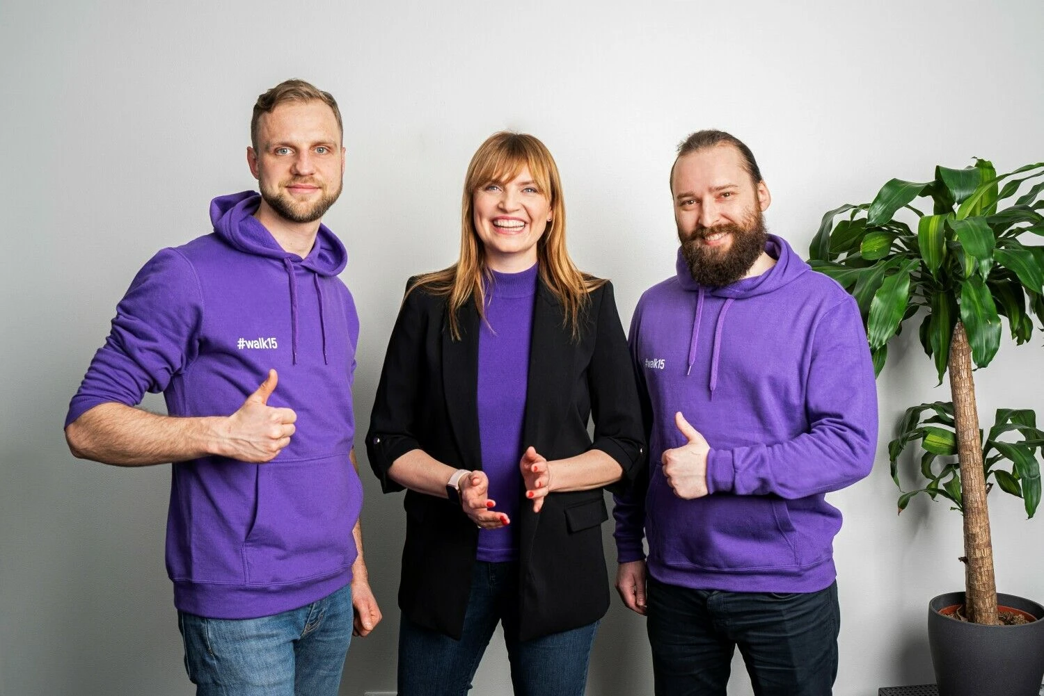 Vlada Musvydaitė-Vilčiauskė, startuolio įkūrėja ir vadovė, su bendraįkūrėjais Mantu Lozuraičiu ir Olegu Zheleznyi, technologijų vadovu. Bendrovės nuotr.