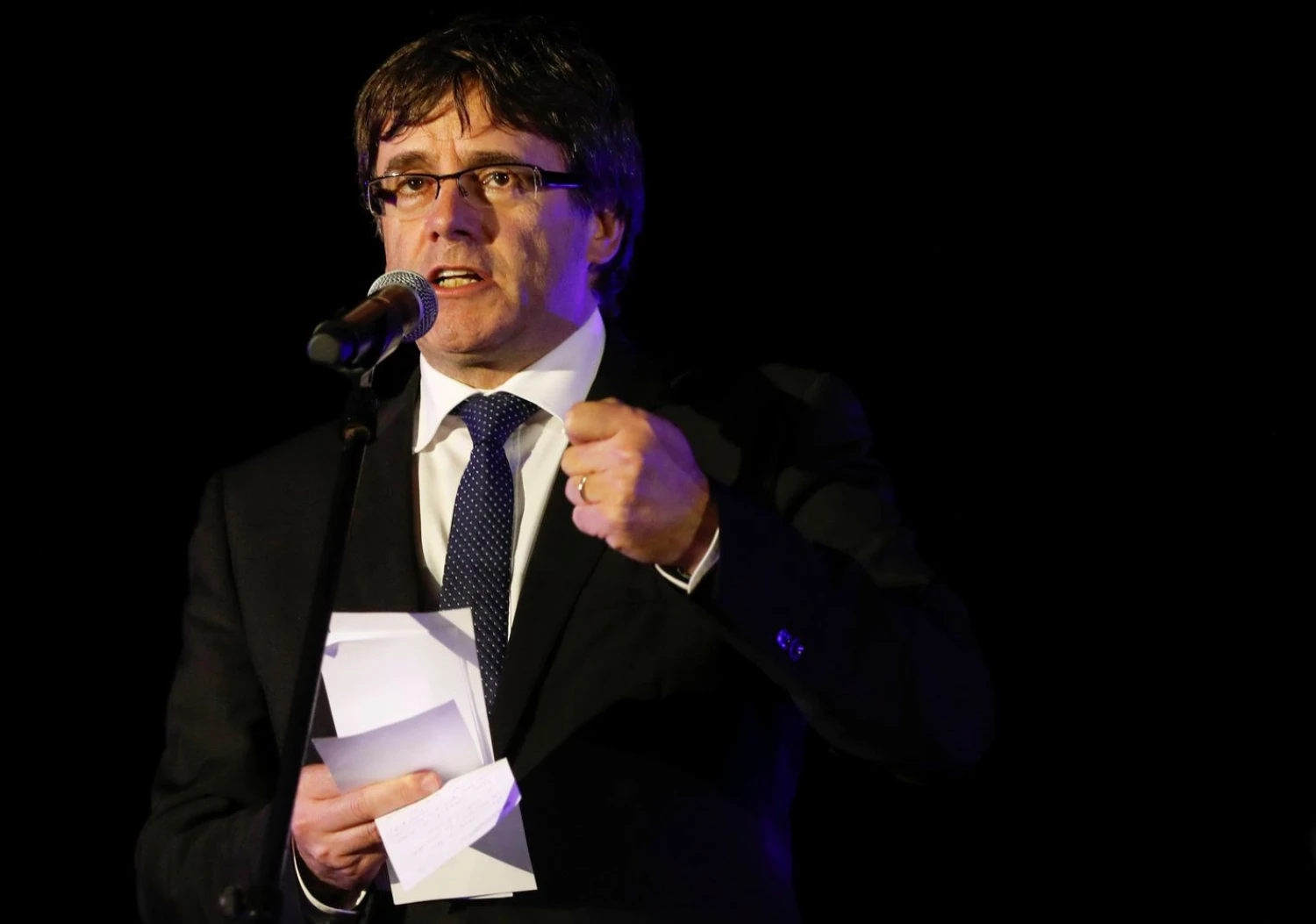 Katalonijos prezidentas Carlesas Pugdemontas. „Reuters“ / „Scanpix“ nuotr.
