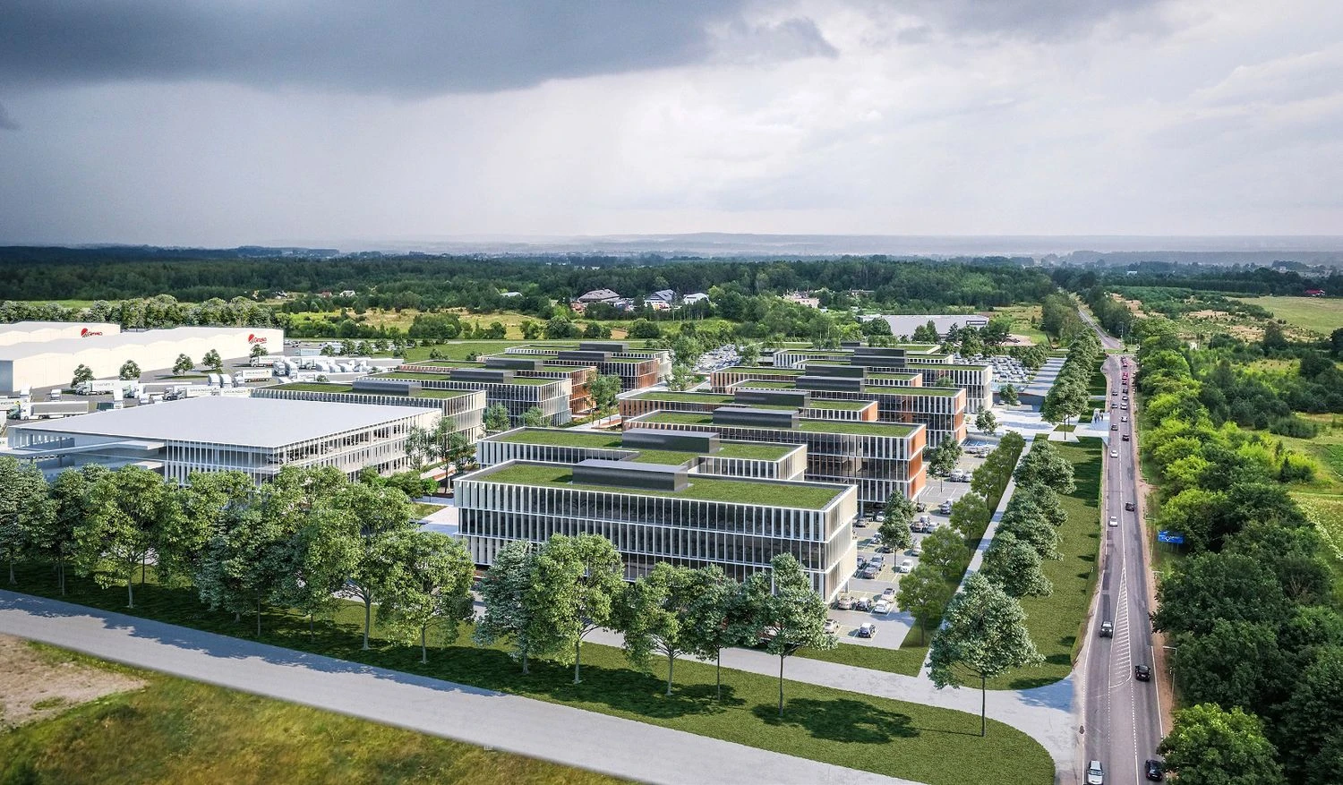 „Girteka Campus“. Bendrovės vizualizacija.