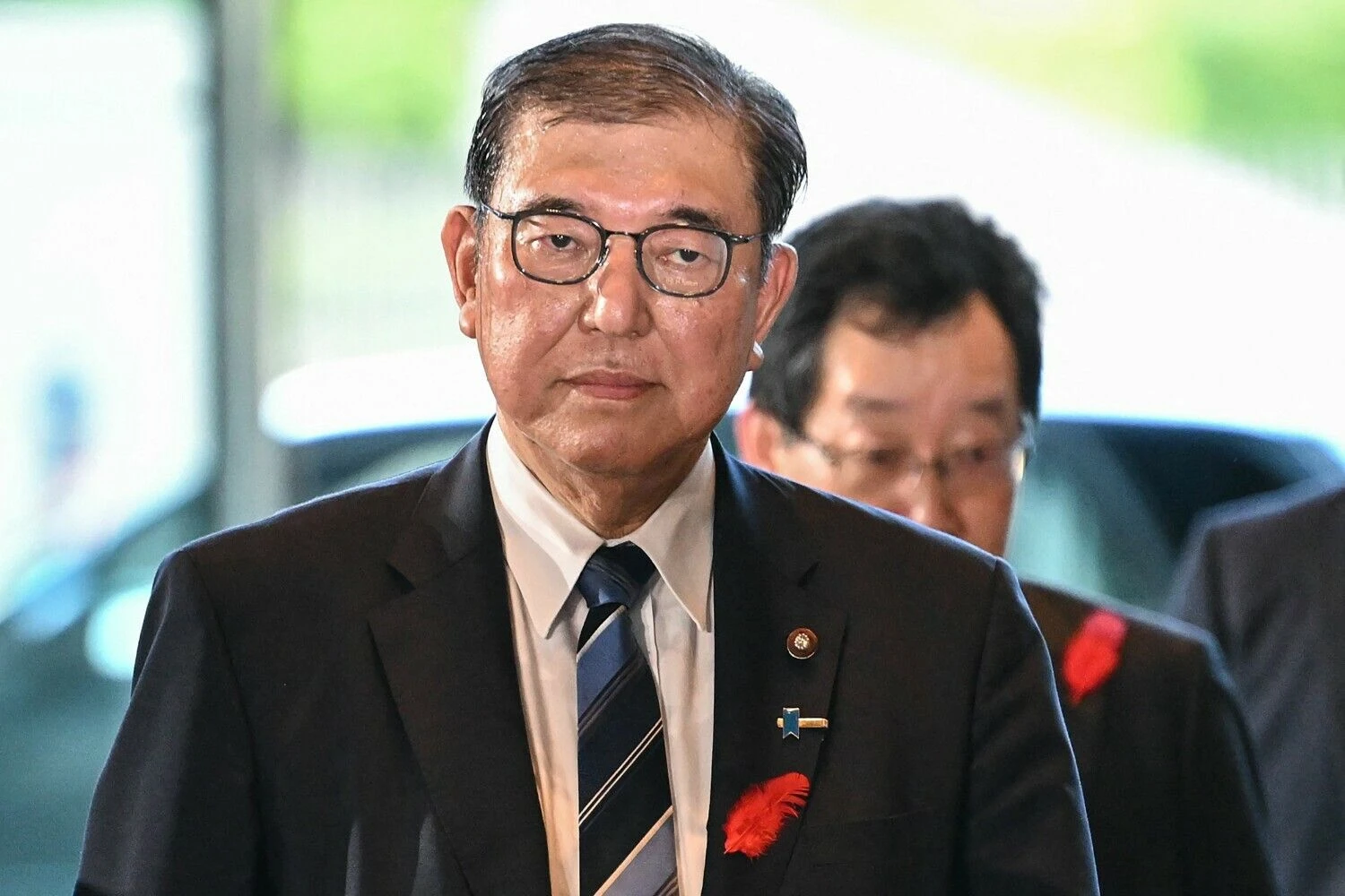 Shigeru Ishiba, Japonijos premjeras. Yuichi Yamazaki (AFP/„Scanpix“) nuotr.