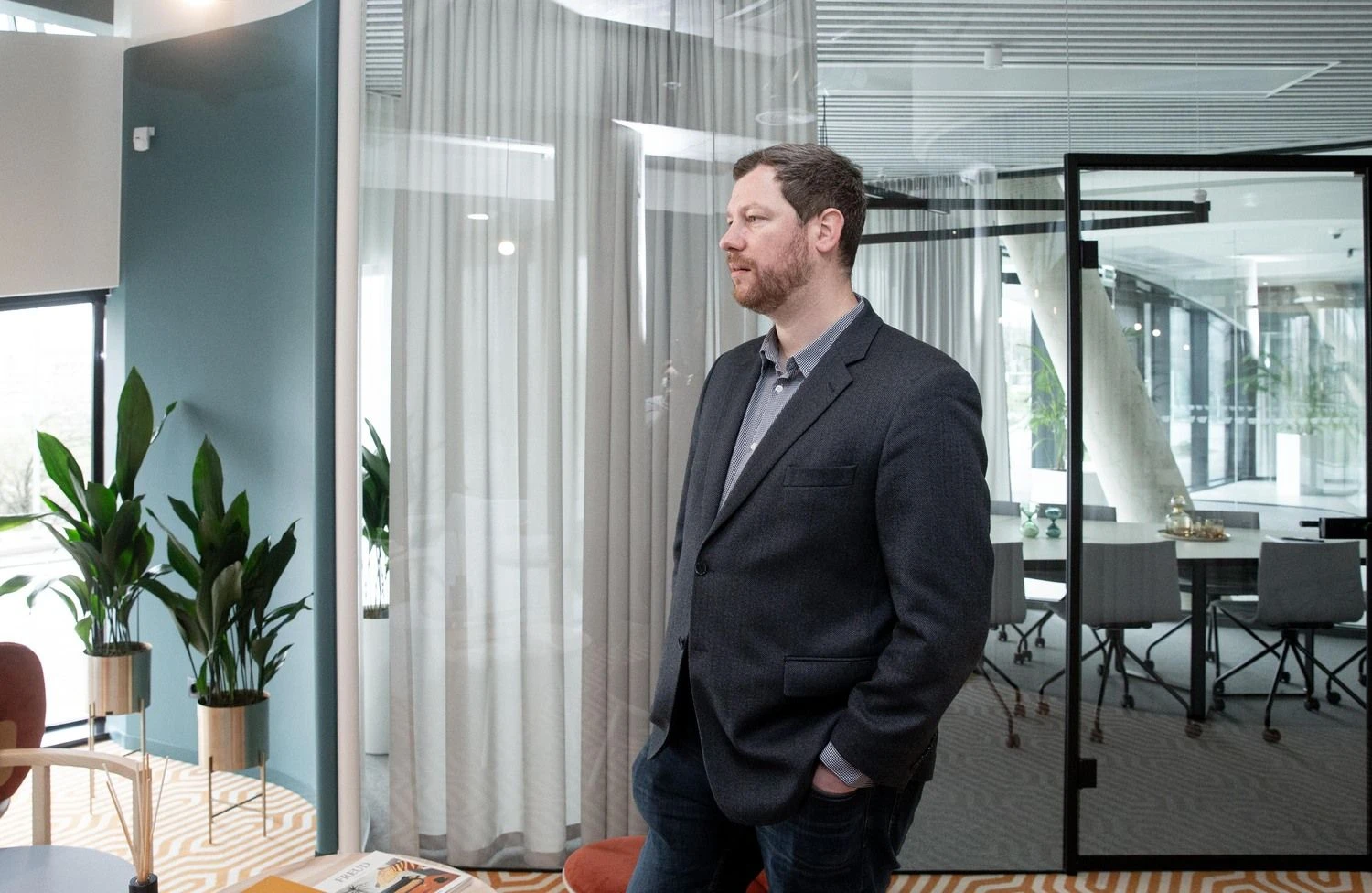 Mantas Šarskus, MB „Išskirtinis mąstymas“, valdančios logistikos procesų valdymo platformą „IZI Logistics“, e. komercijos pardavimų skyriaus vadovas. Juditos Grigelytės (VŽ) nuotr.