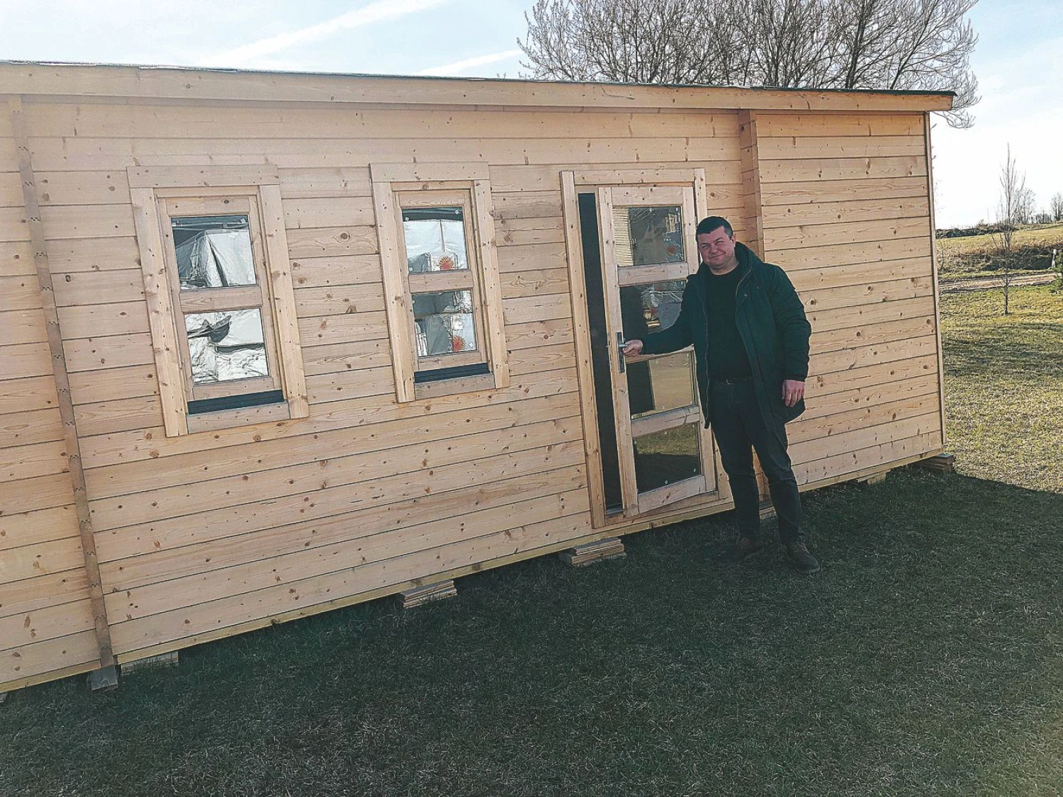 Remigijus Jakaitis, UAB „Galanis“ direktorius: „Medinių vasarnamių bumas verčia gamybos pajėgumus išnaudoti 110%.“ Įmonės nuotr.