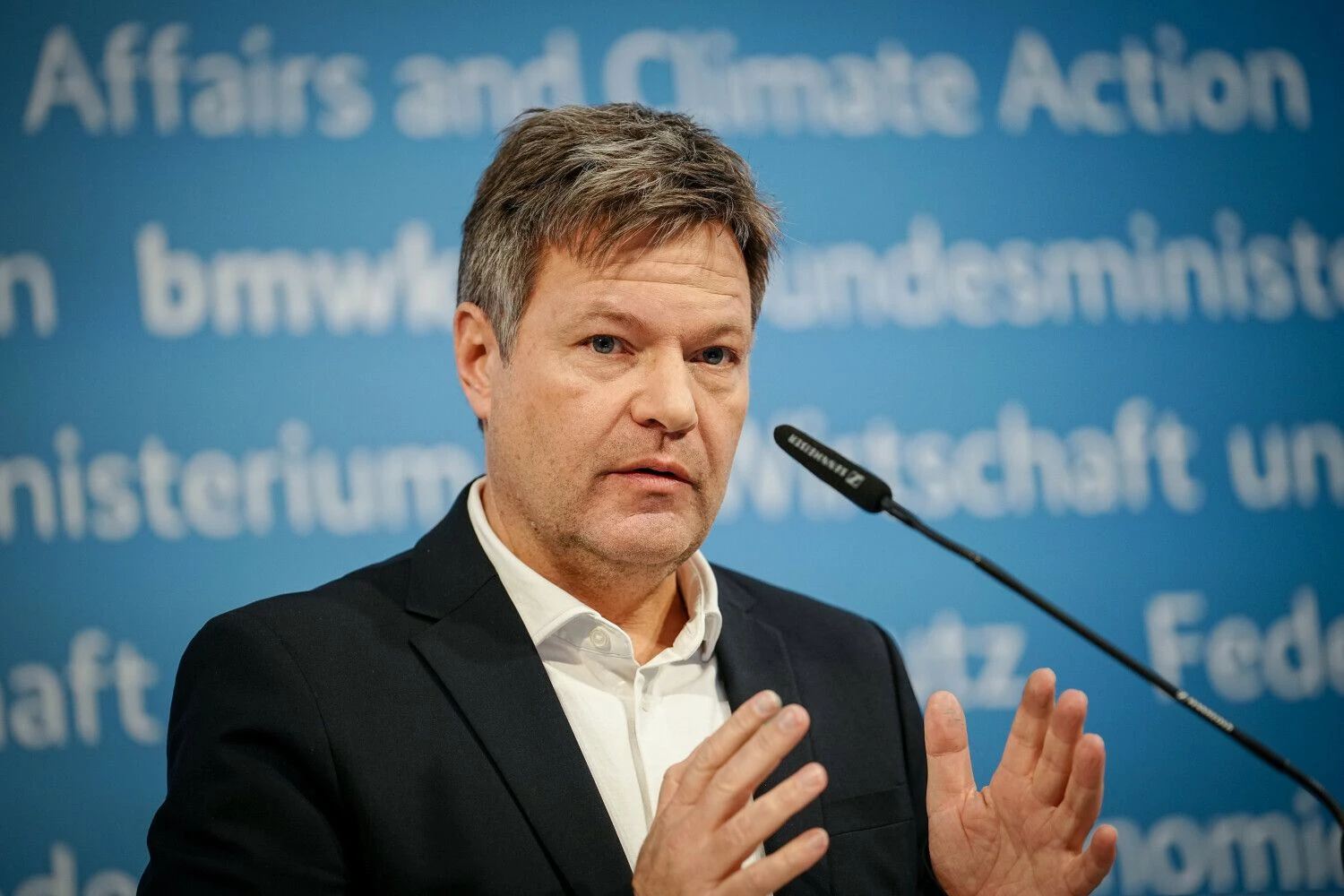 Vokietijos ekonomikos ministras Robertas Habeckas. Kay Nietfeld („dpa“ / „Scanpix“) nuotr.