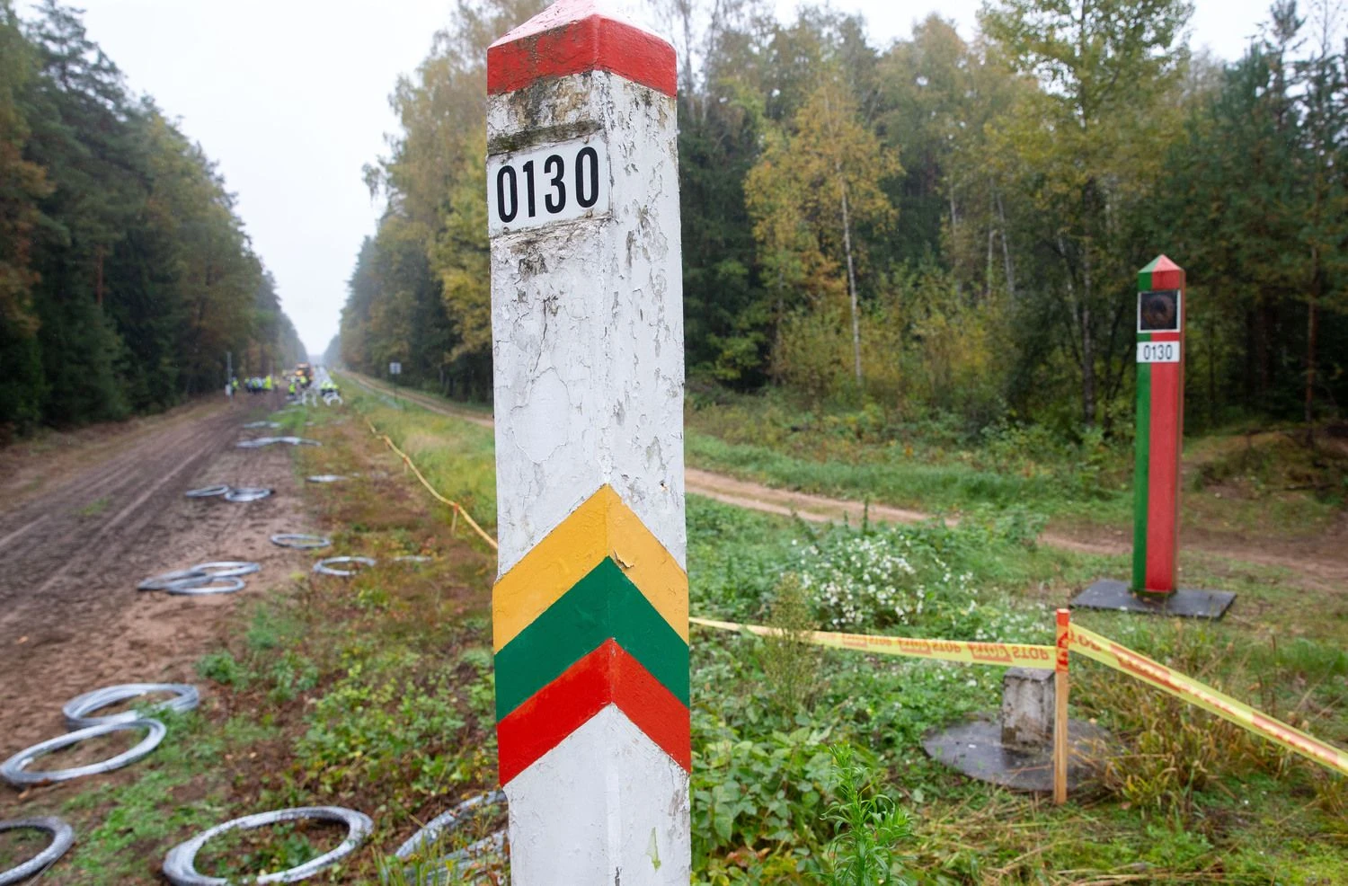 Lietuvos-Baltarusijos pasienis ties Latežeriu. Juditos Grigelytės (VŽ) nuotr.